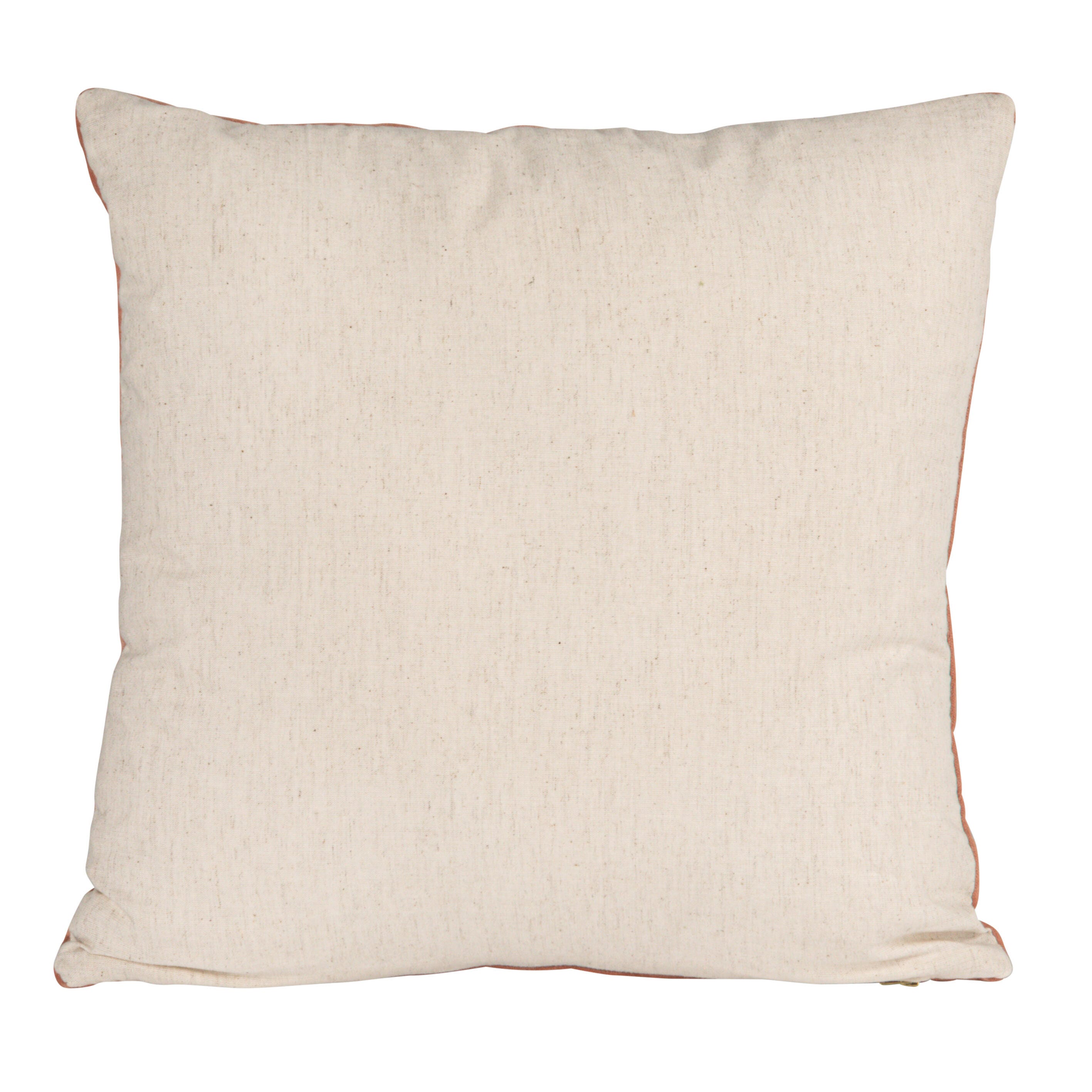 Storied Home Tropical Embroidered Velvet Pillow, , large