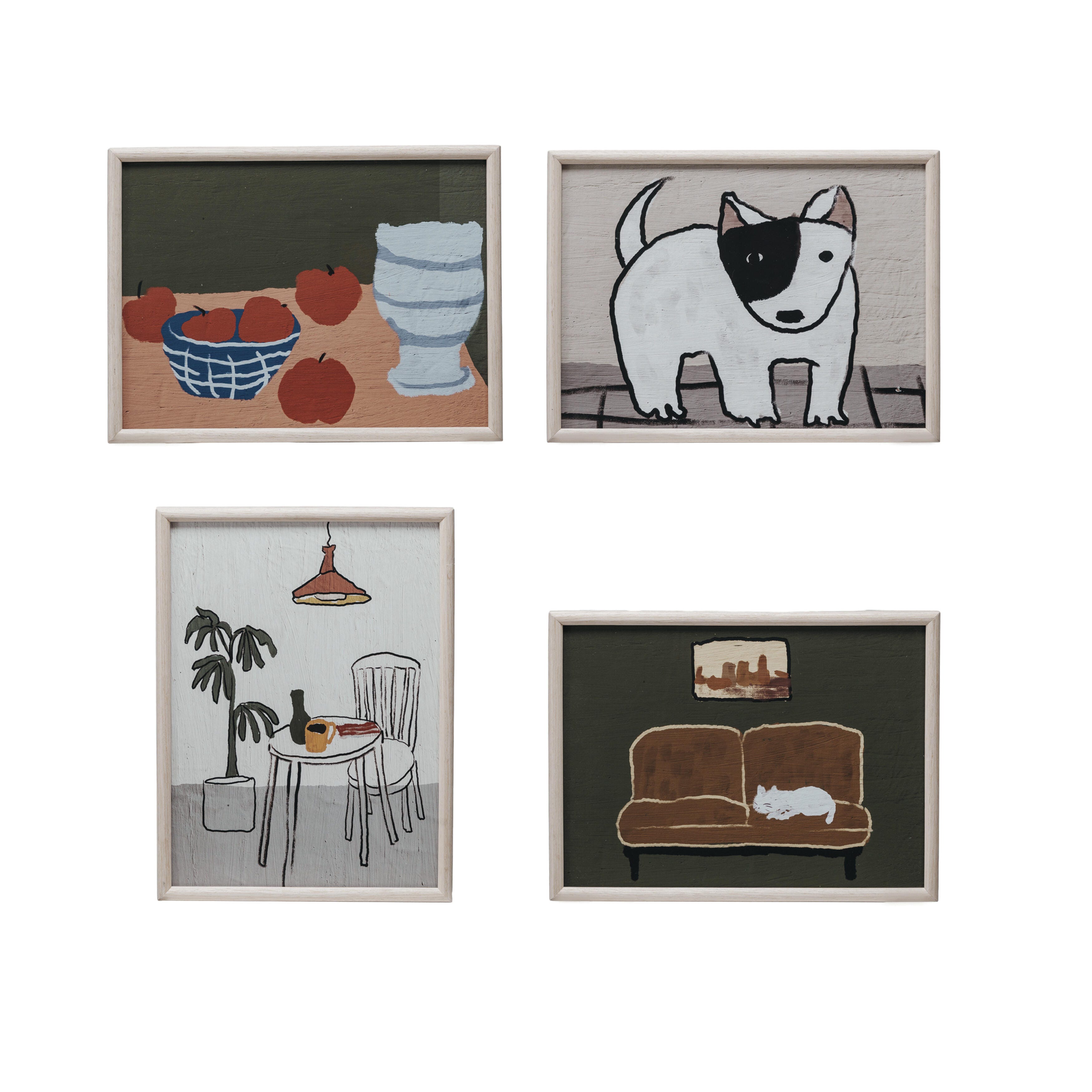 Storied Home Artistic Wall Decor (Set of 4), , large