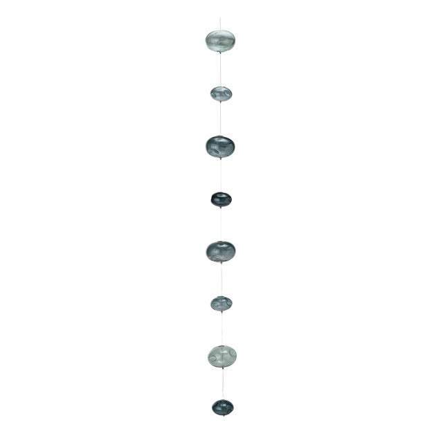 Storied Home Azure Bubbles Hand-Blown Garland Wall Decor, Blue