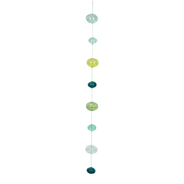Storied Home Bubbles Hand-Blown Garland Wall Decor, Blue/Green