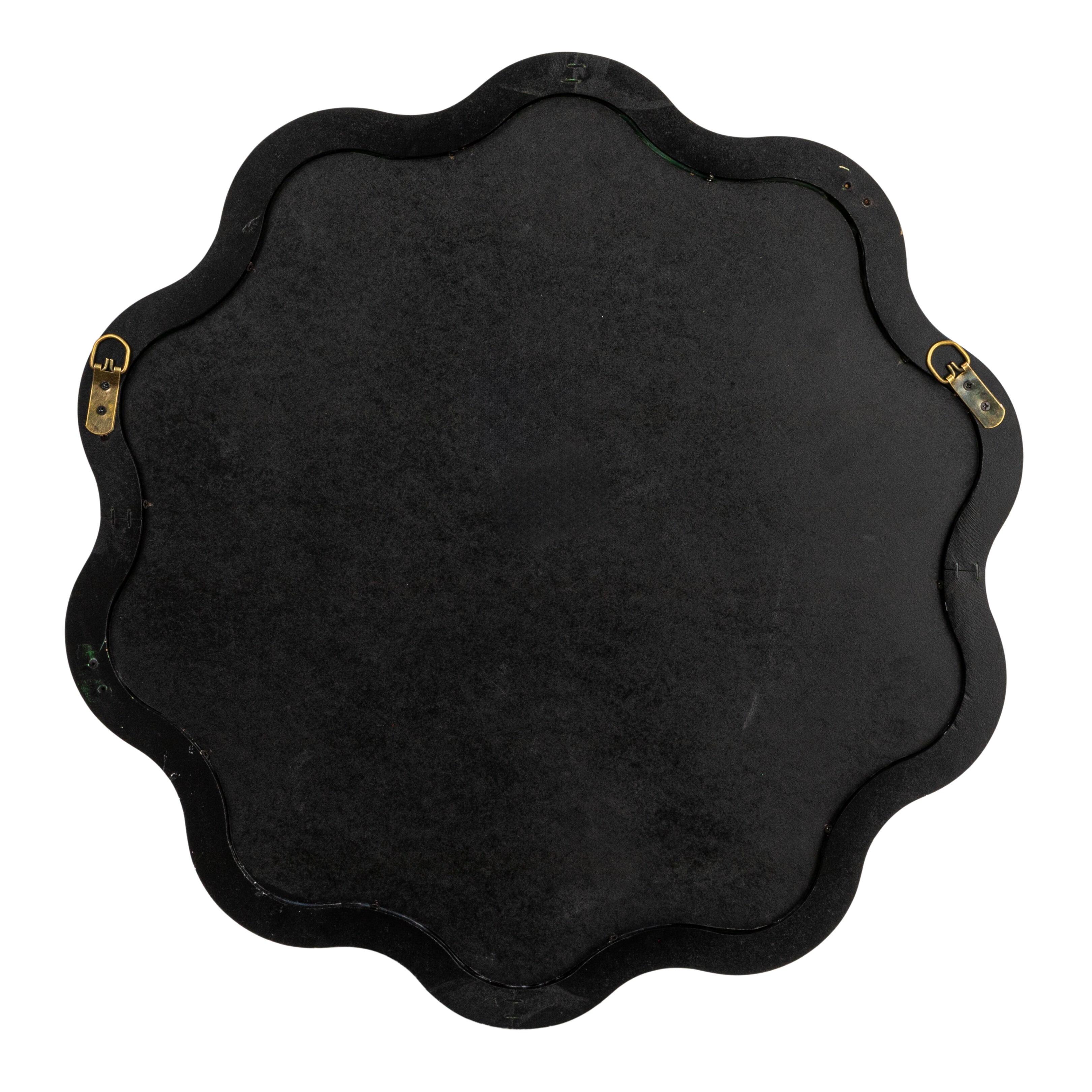 Storied Home Scalloped Wavy Wall Mirror, , large