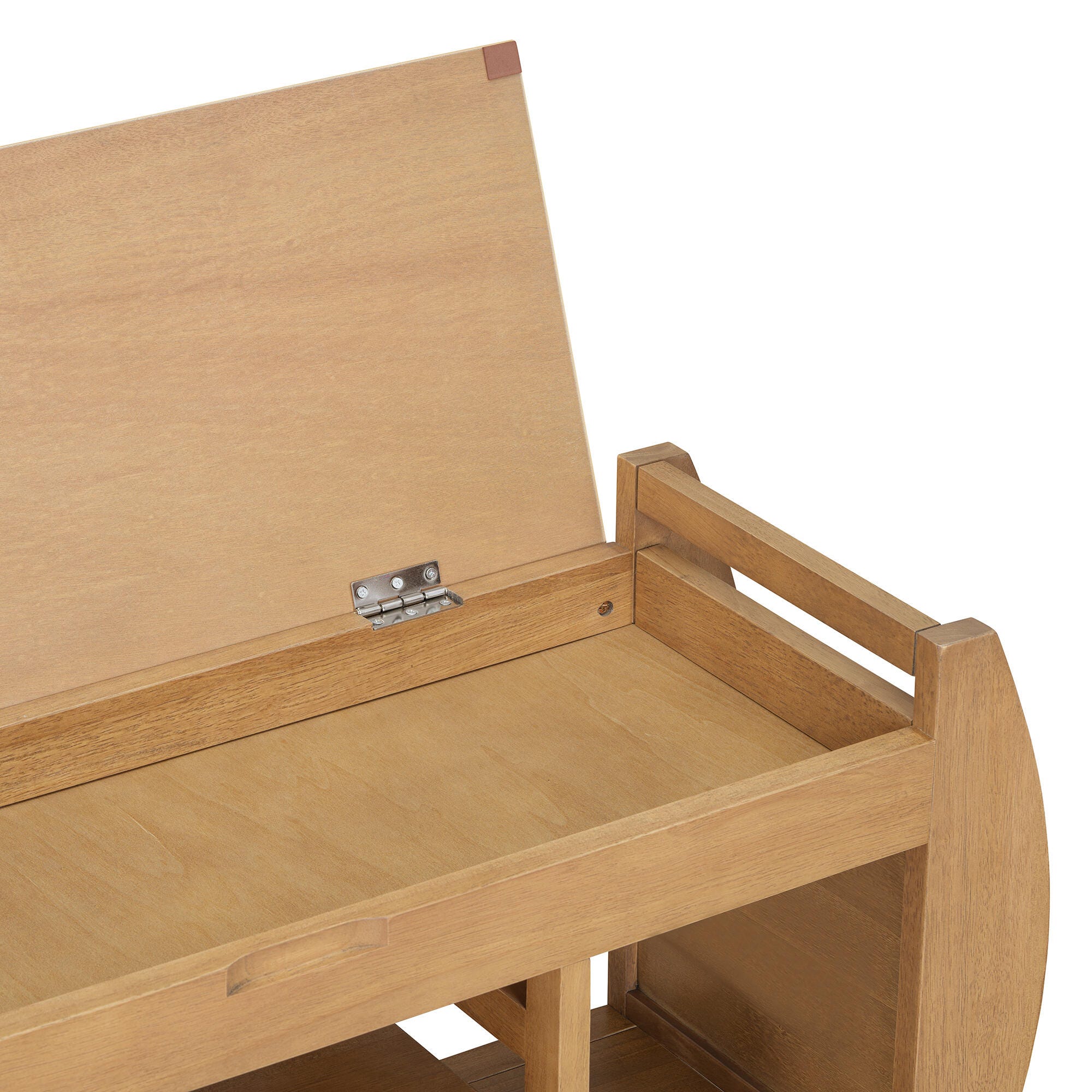 Dovelina Tresy Storage Bench Ottoman, Natural, large