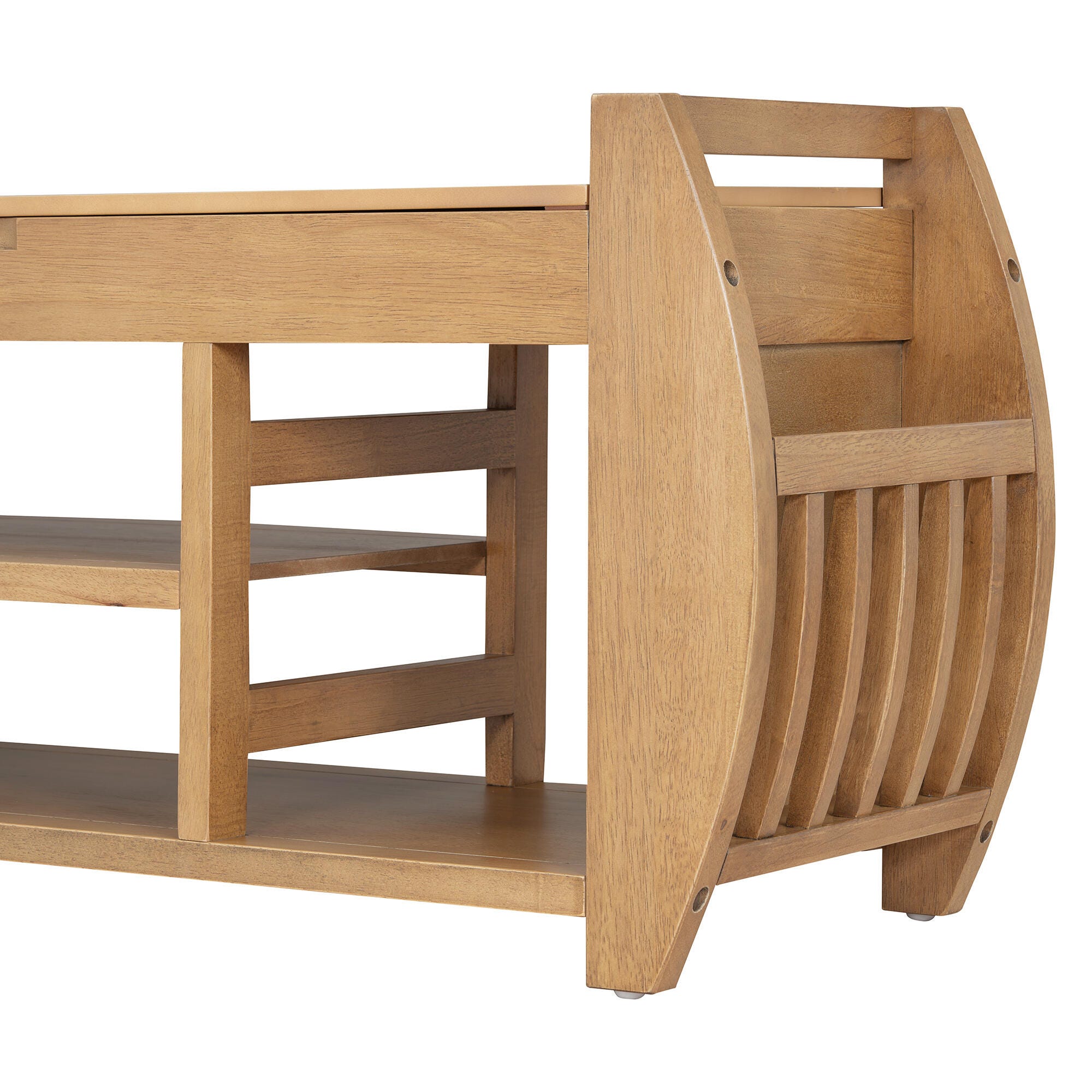 Dovelina Tresy Storage Bench Ottoman, Natural, large