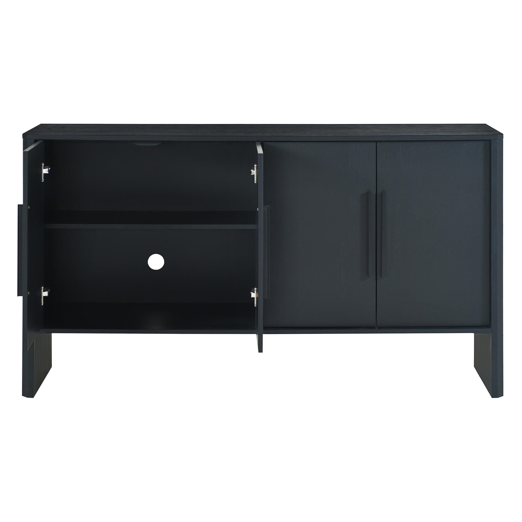 Dovelina Trexms Retro Sideboard, Black, large