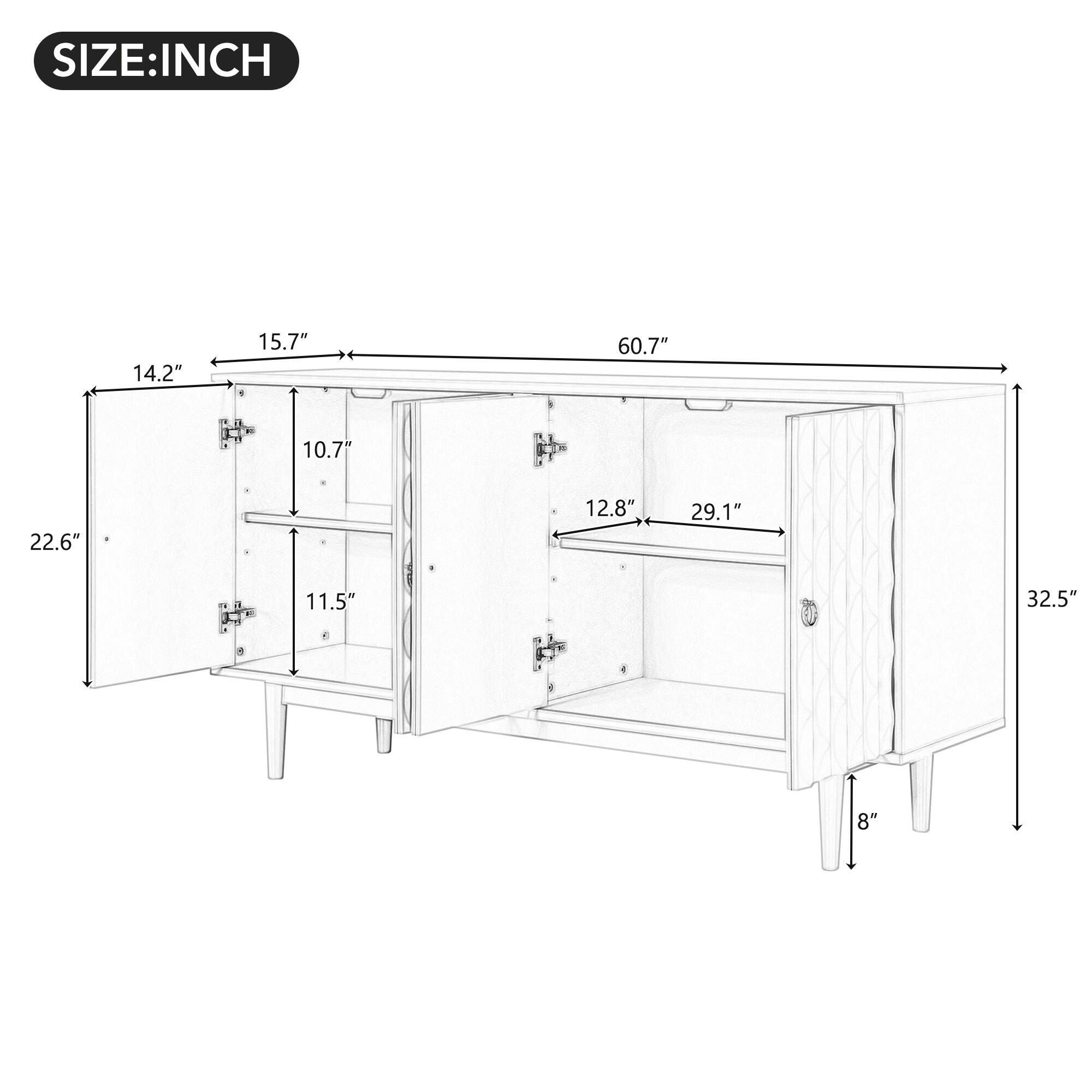 Dovelina Trexms Rectangular Sideboard | Ashley