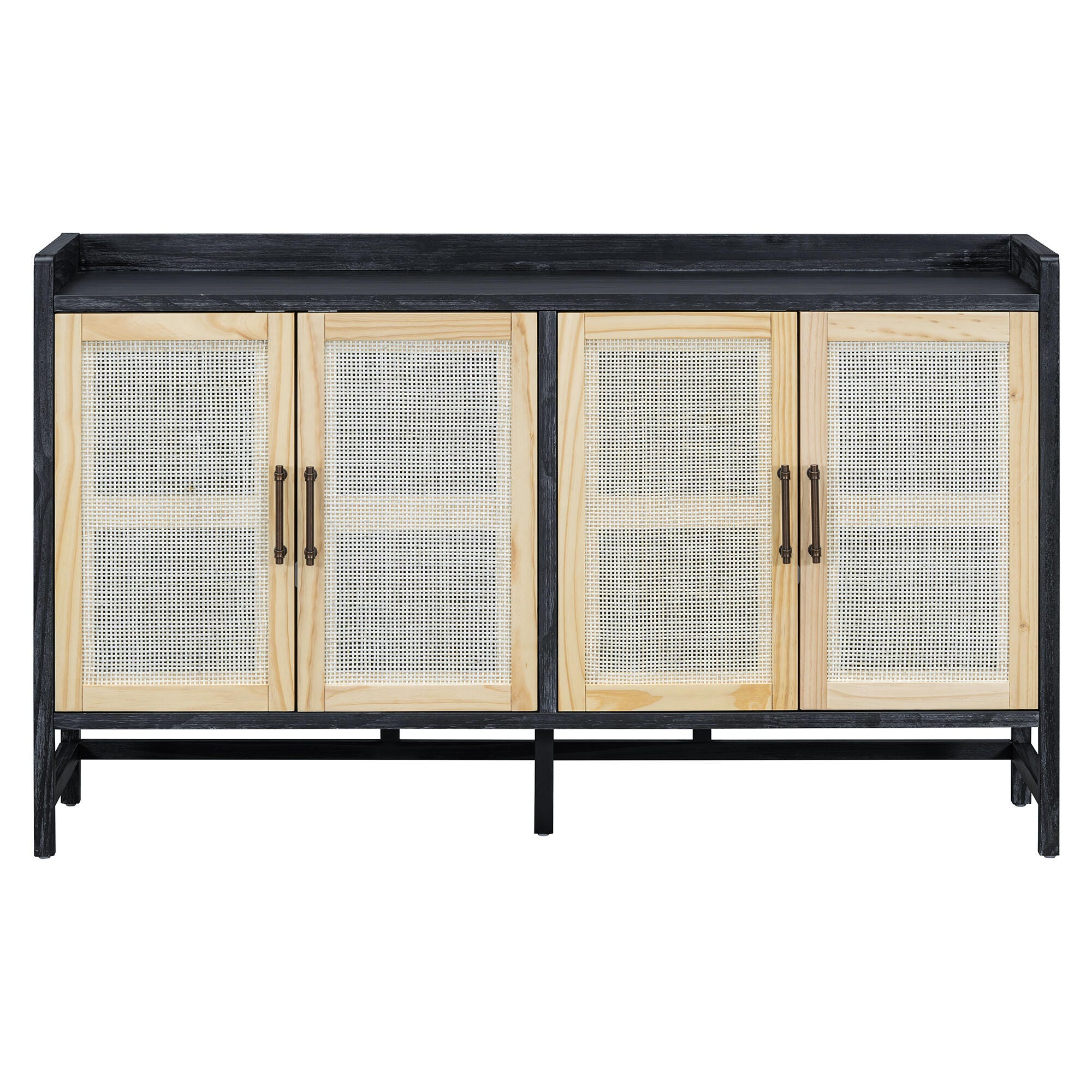 Dovelina Trexms Rustic Sideboard, Black, large