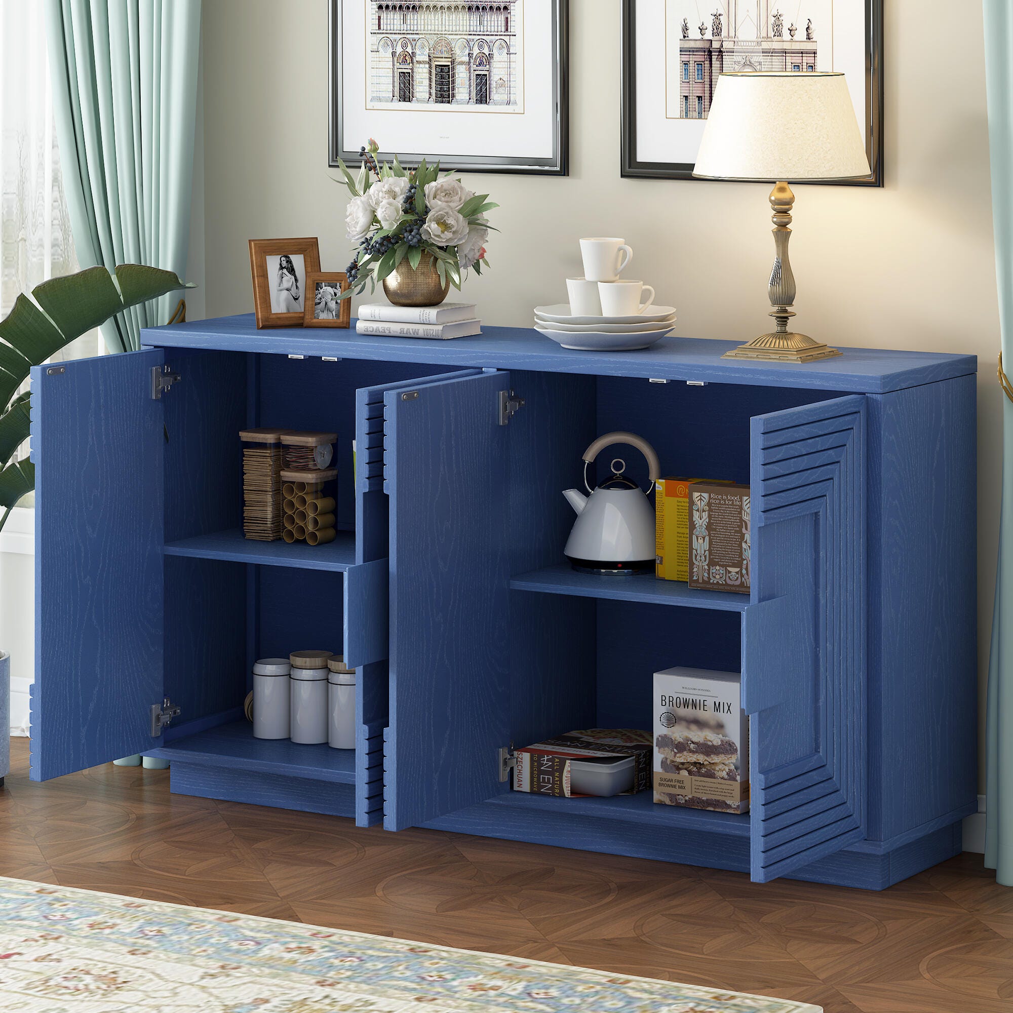 Dovelina Trexms Distressed Sideboard | Ashley