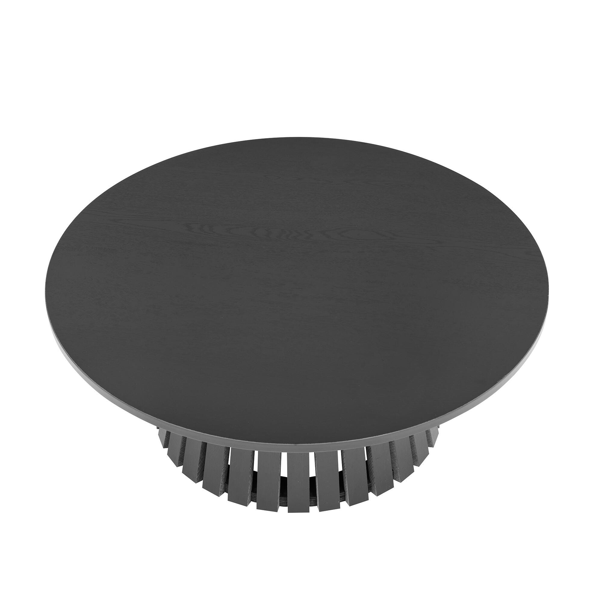 Manhattan Comfort Layla Coffee Table, Black, large