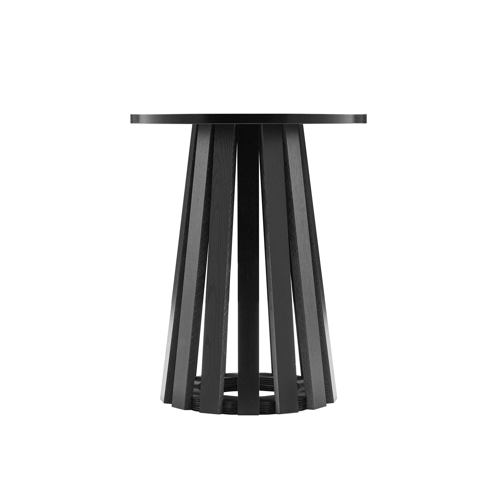 Manhattan Comfort Layla End Table, Black, large