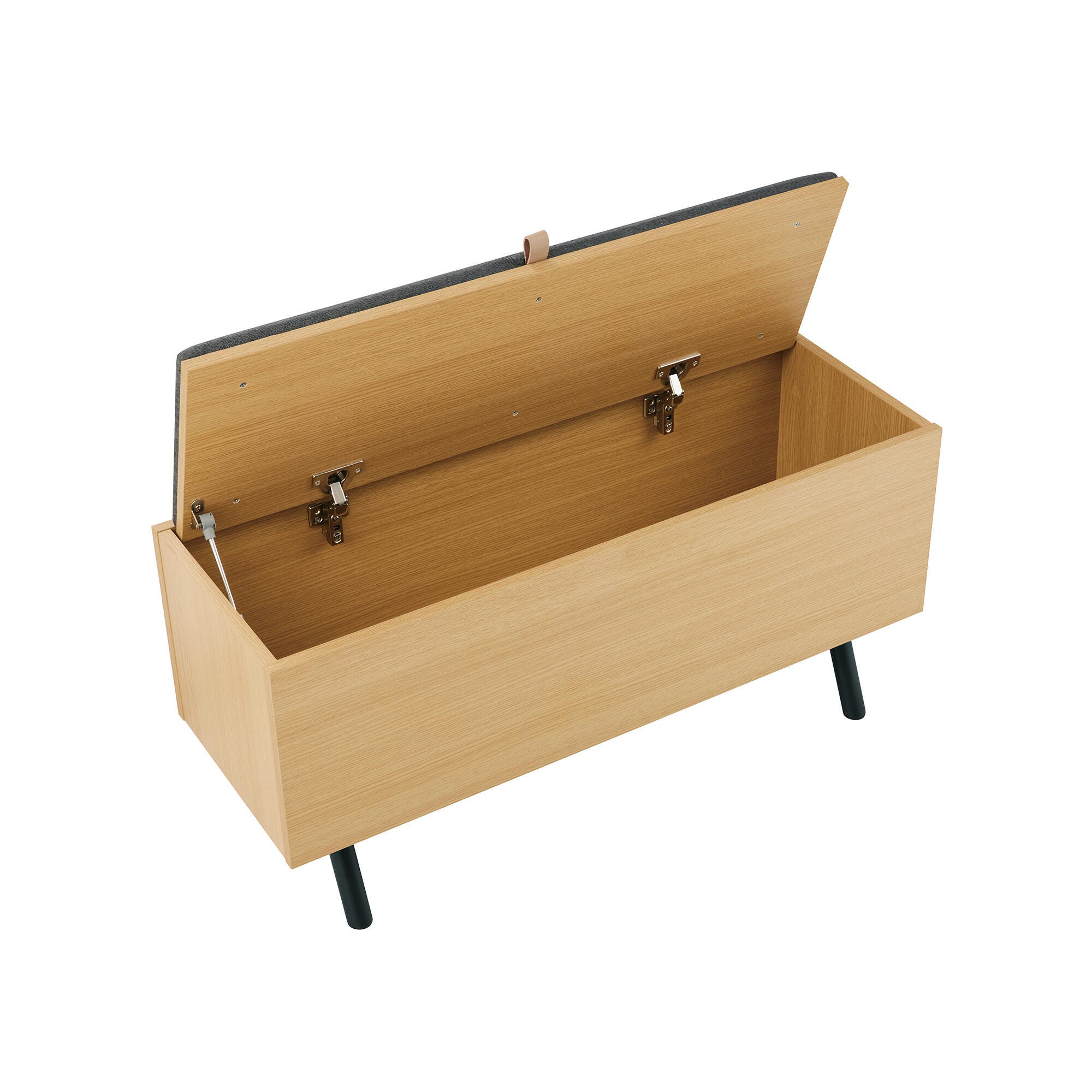 Manhattan Comfort Paloma Storage Bench, , large
