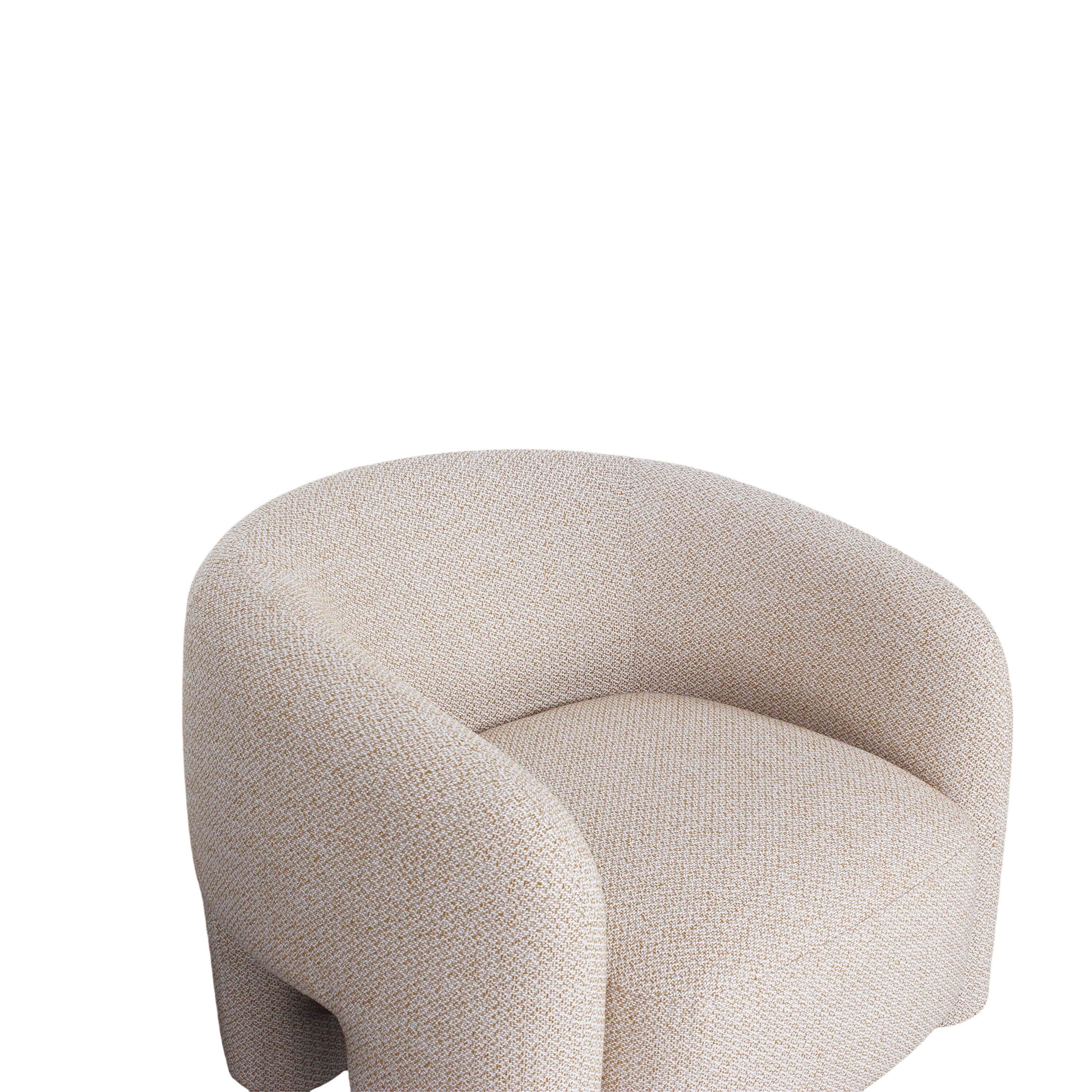 Manhattan Comfort Sylvia Accent Chair, Gold Dust, large
