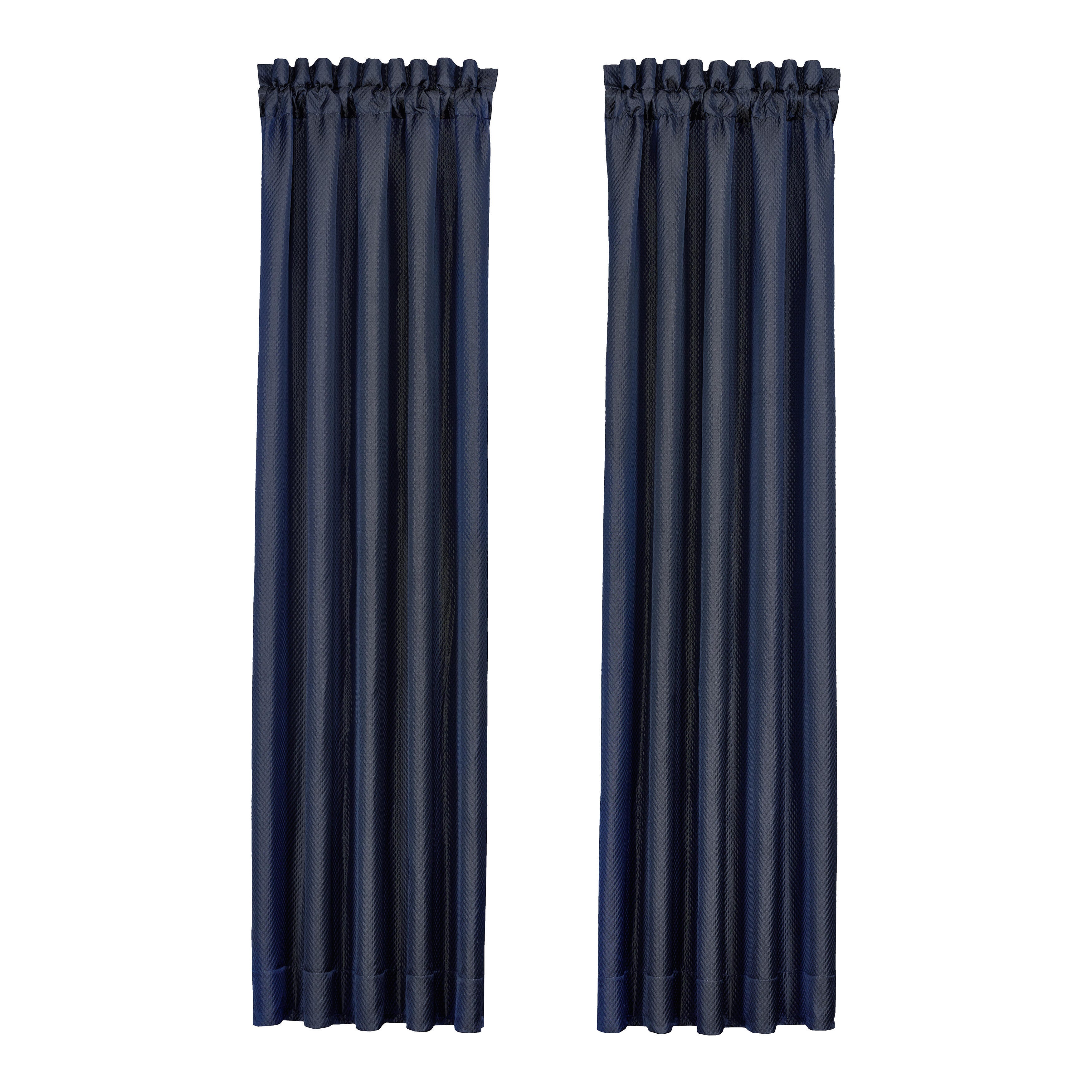 J. Queen New York Excelsior 84" Window Panel Pair, Royal Blue, rollover