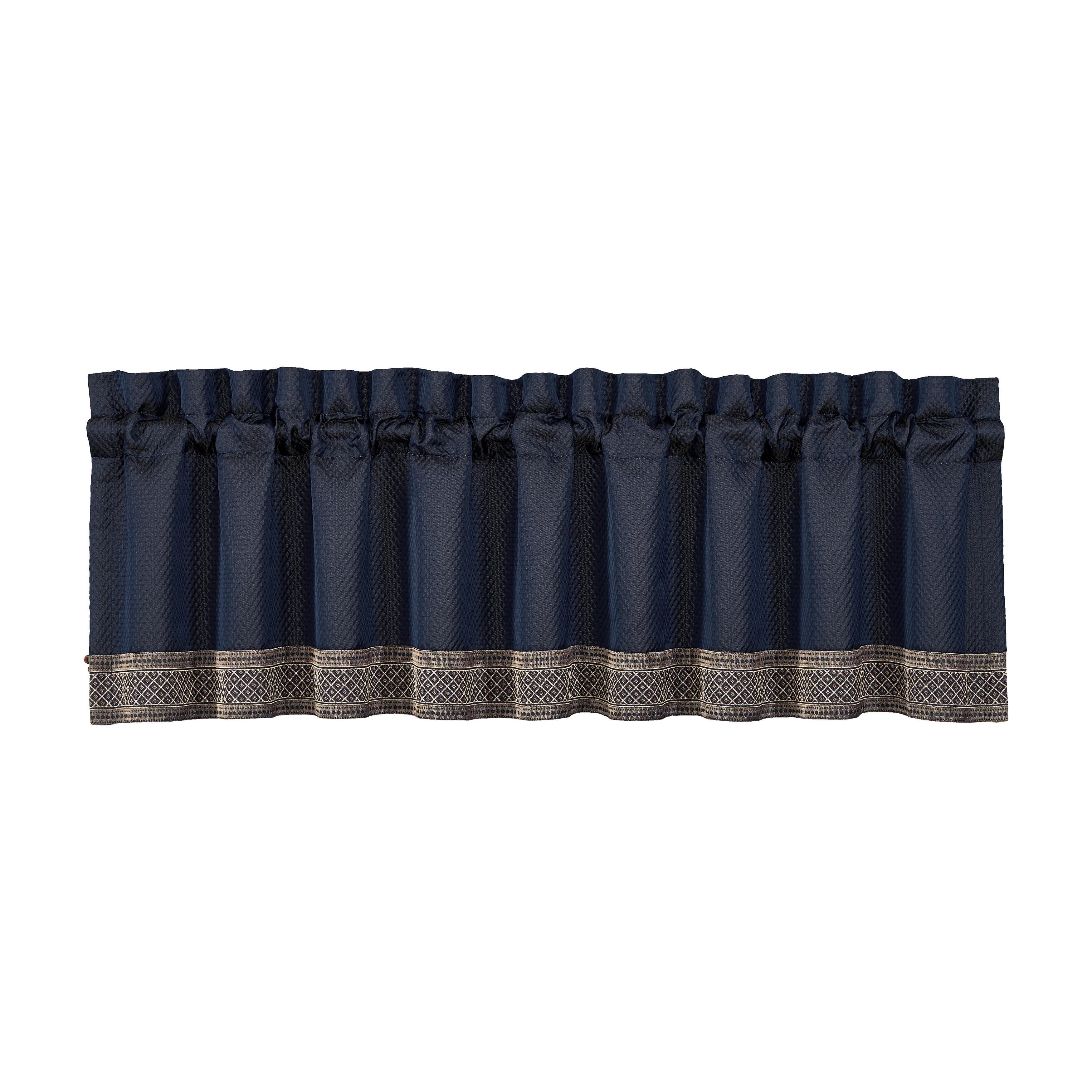 J. Queen New York Excelsior Straight Valance, Royal Blue, rollover