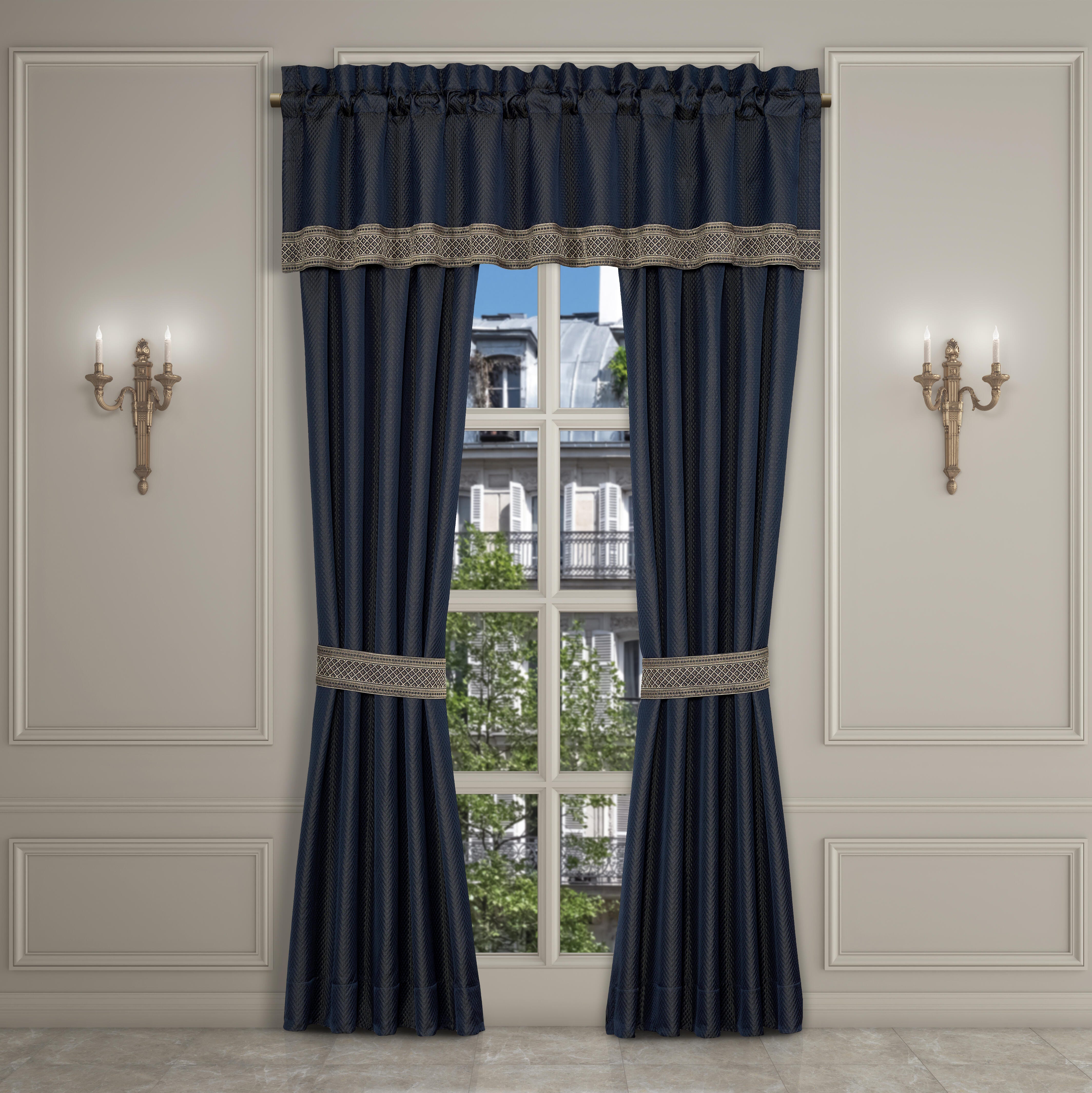J. Queen New York Excelsior Straight Valance, Royal Blue, large
