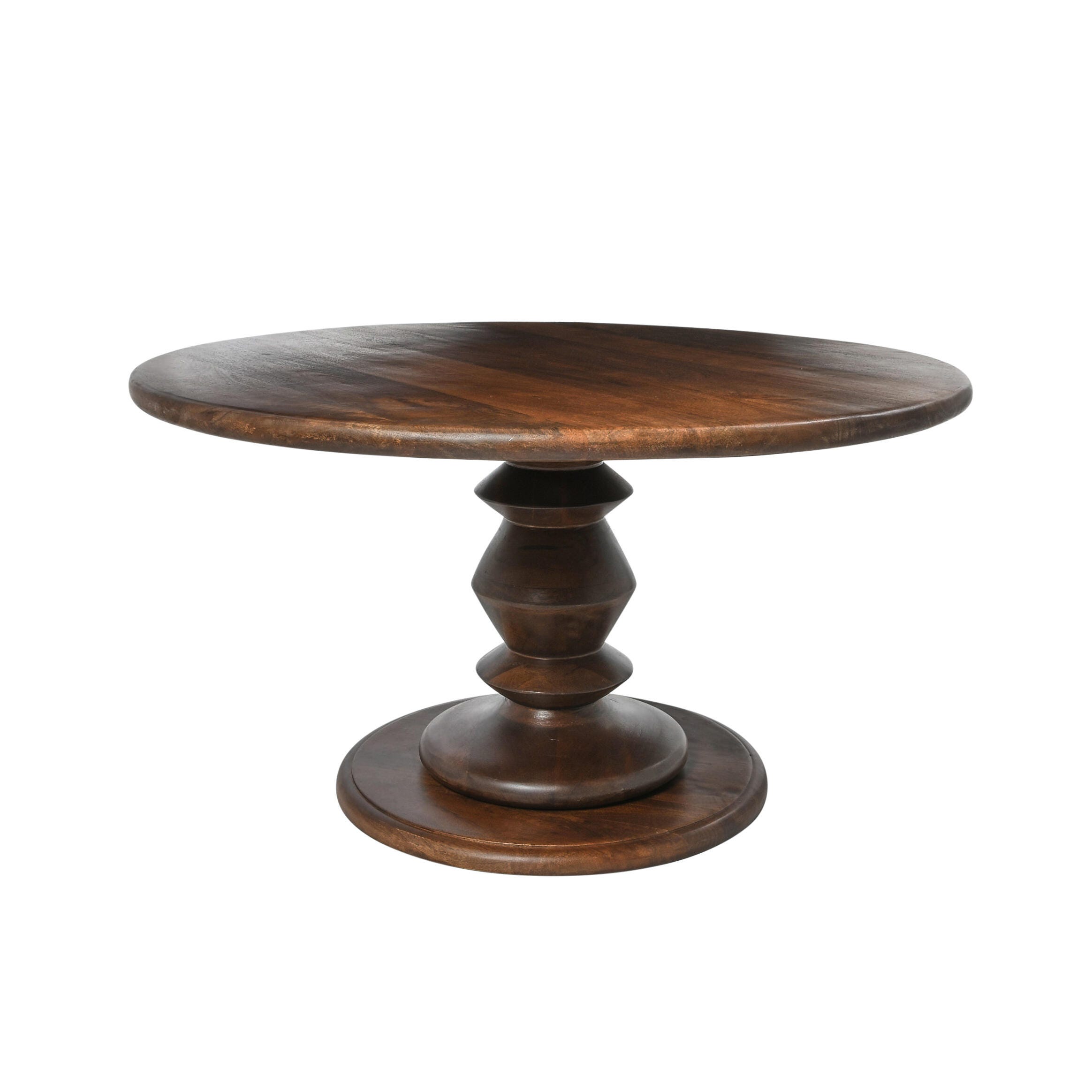 Storied Home Pedestal Accent Coffee Table