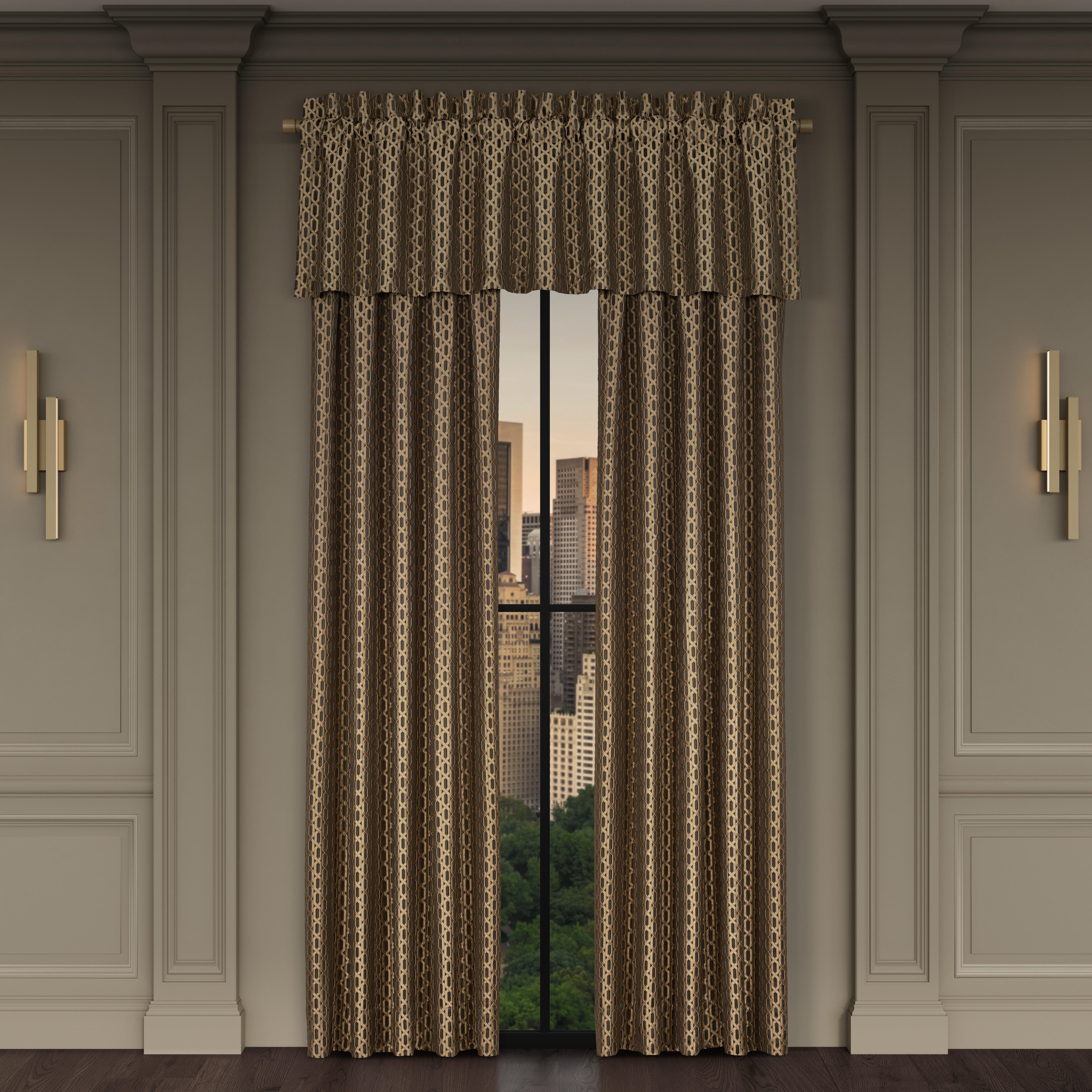 J. Queen New York Metropolitan Straight Valance, , large