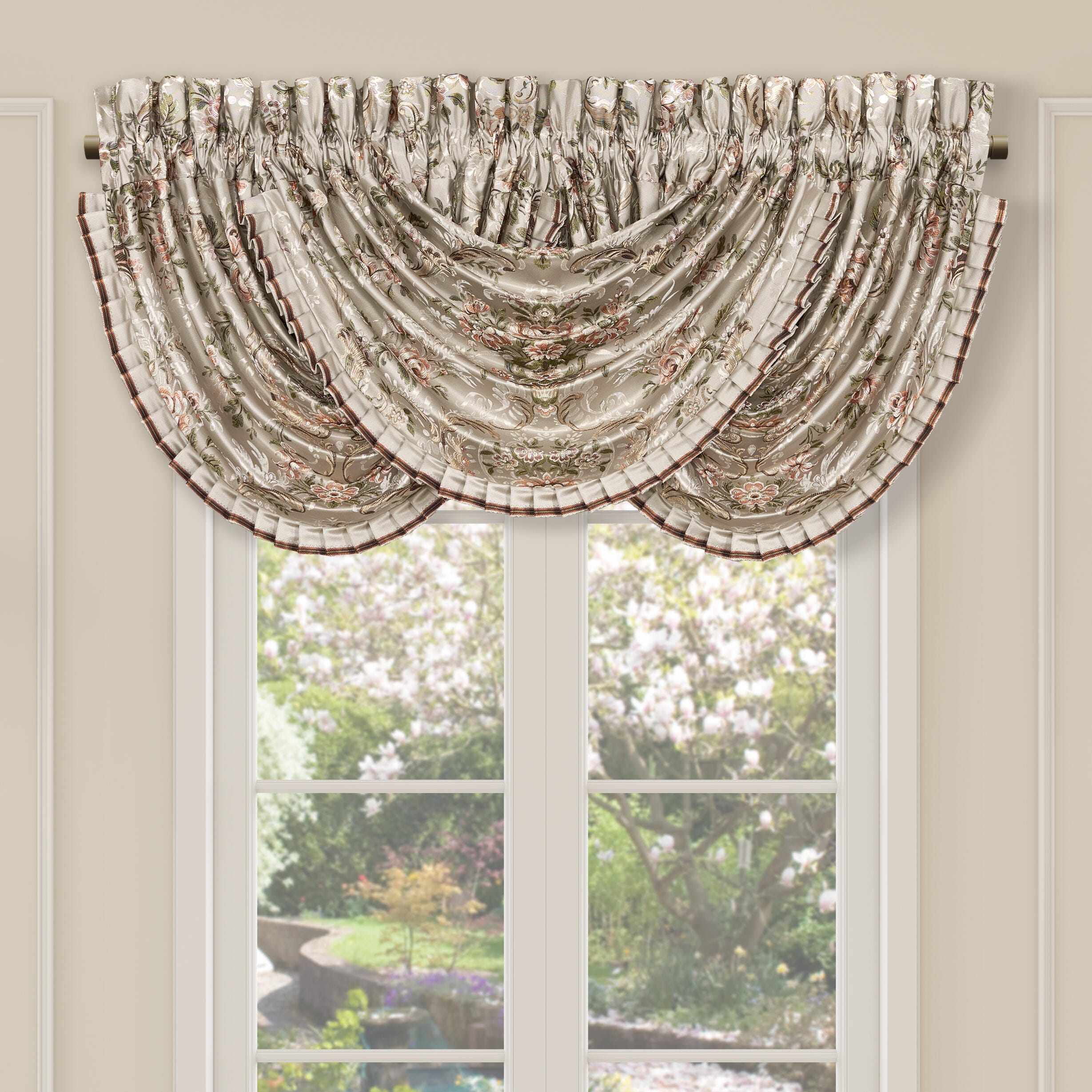 J. Queen New York Pecora Waterfall Valance, , large