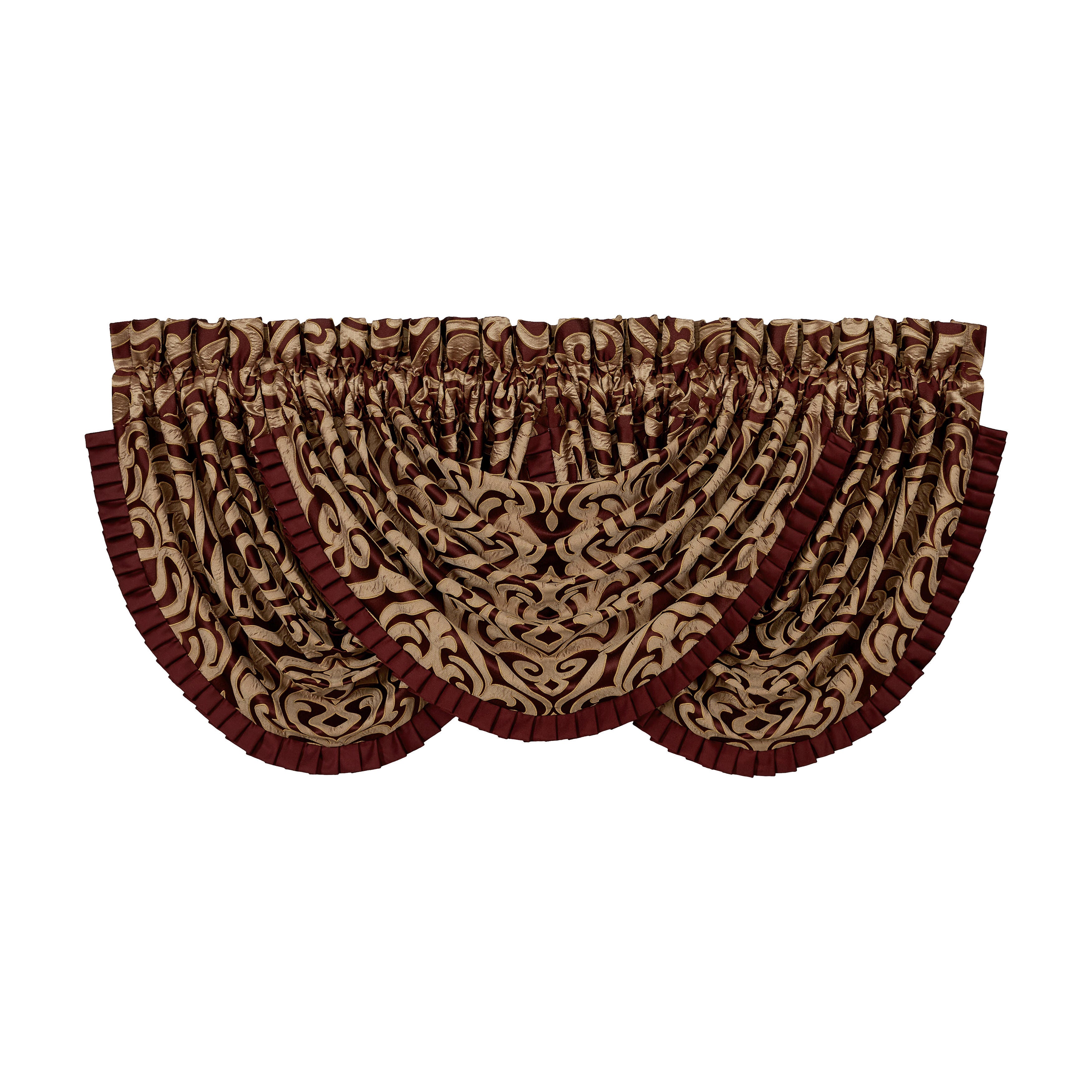 J. Queen New York Renzo Waterfall Valance, , rollover
