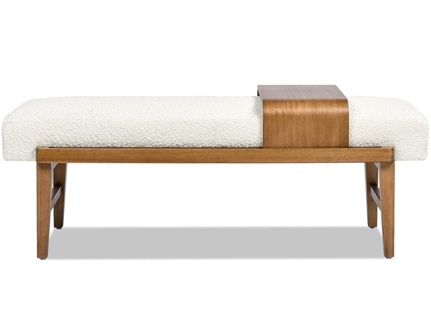 Jennifer Taylor Home Billie Bench with Sliding Shelf, , large