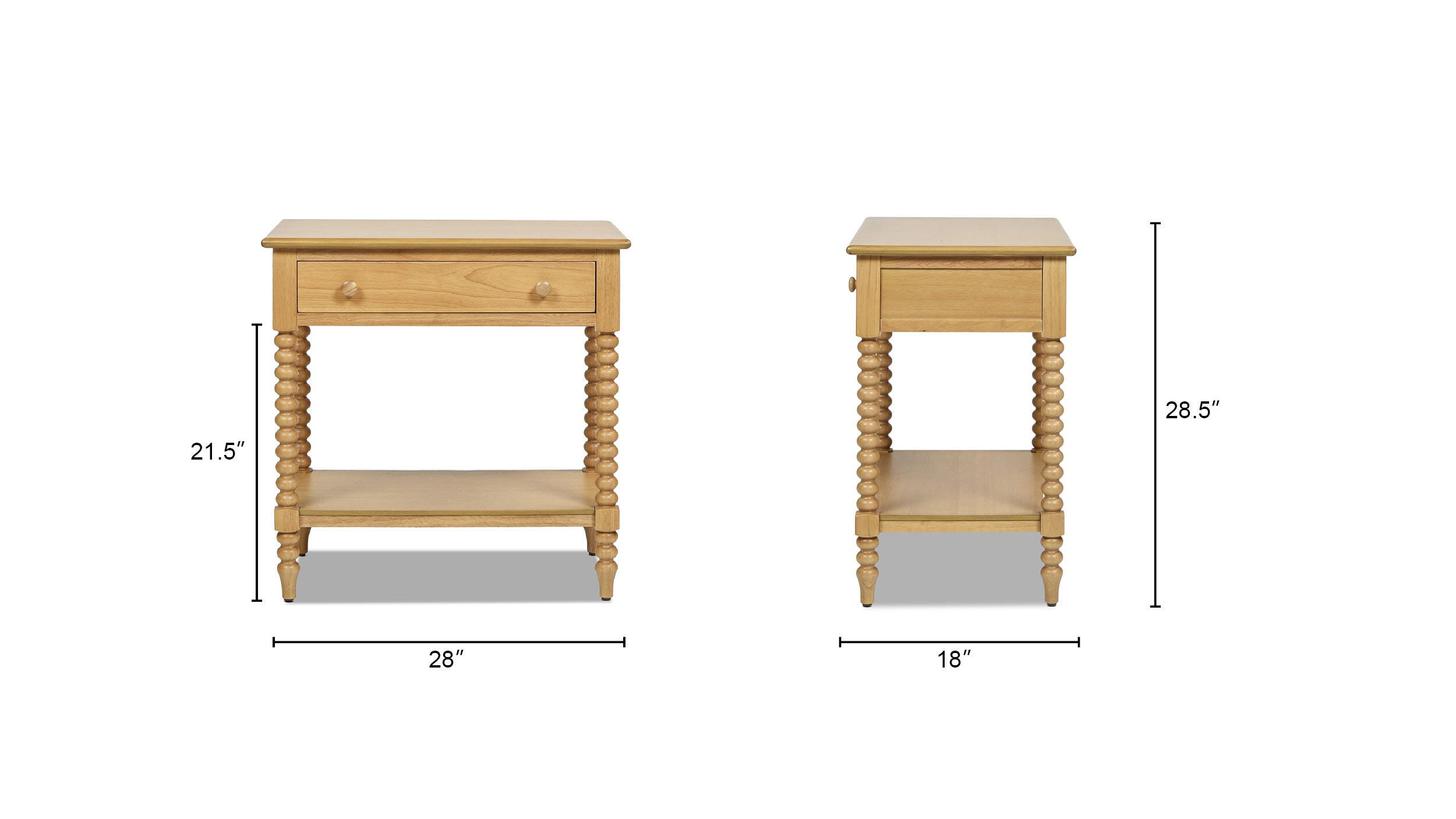 Jennifer Taylor Home Easton 1 Drawer Storage Side Table, , large
