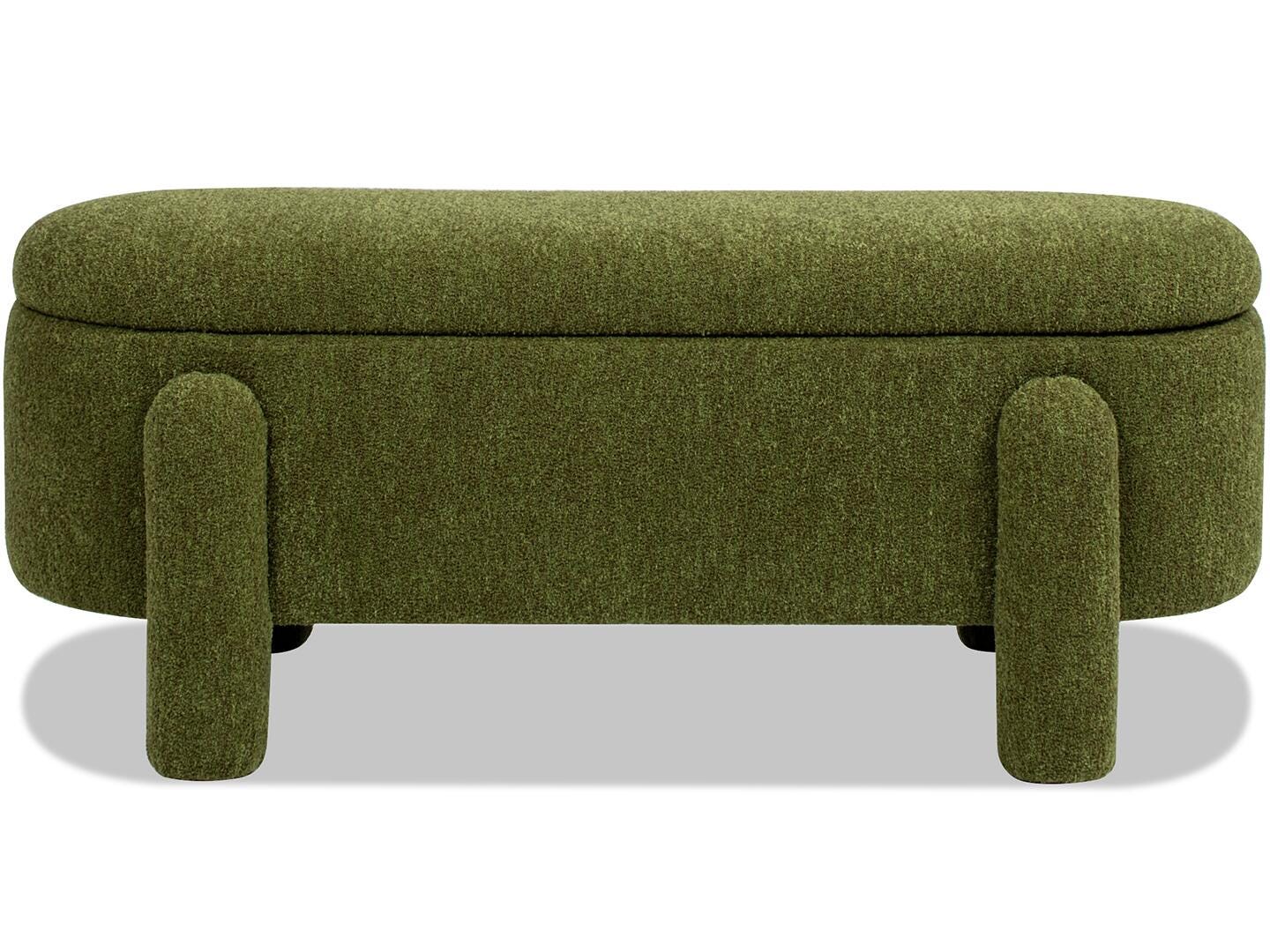 Jennifer Taylor Home Hugo Upholstered Storage Bench, , large