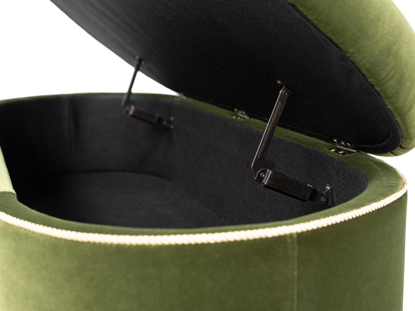 Jennifer Taylor Home Melinda Storage Bench, Olive Green, large