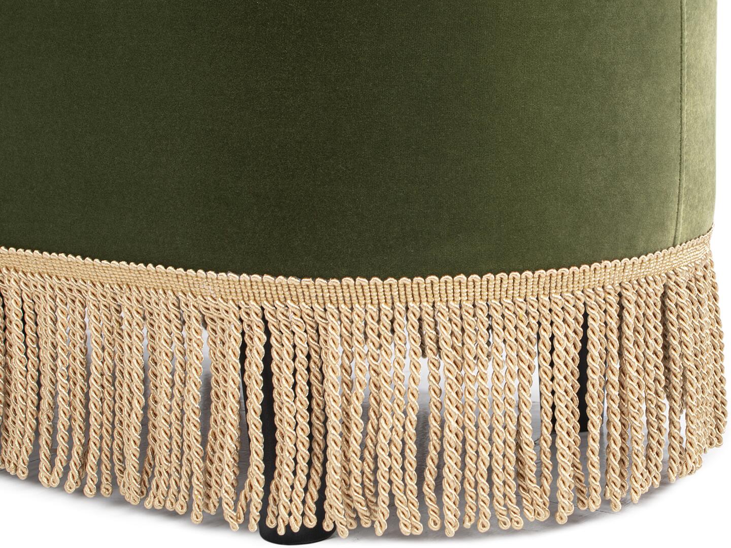 Jennifer Taylor Home Serena Bench Ottoman with Storage, Olive Green, large