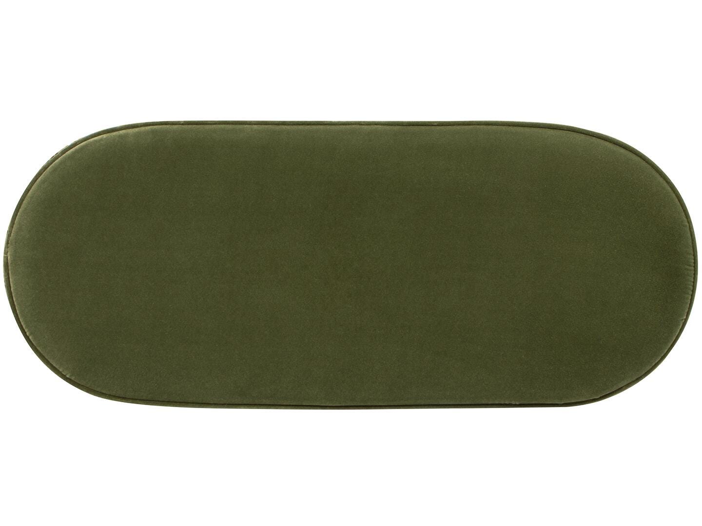 Jennifer Taylor Home Serena Bench Ottoman with Storage, Olive Green, large