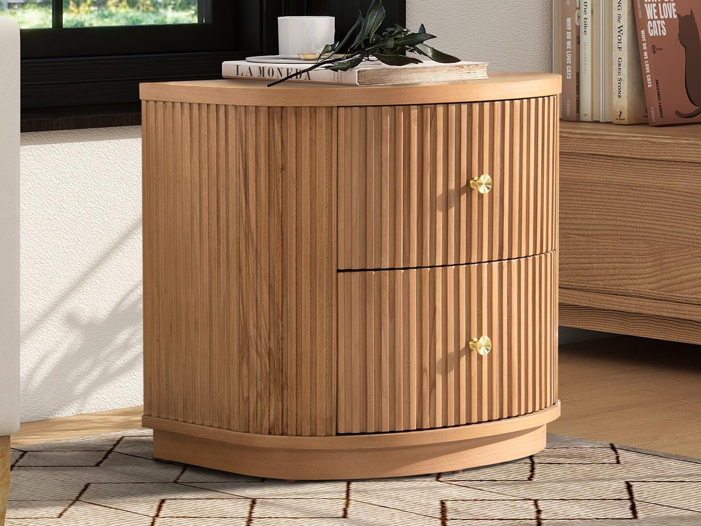 Jennifer Taylor Home Valentine Storage Side Table, , large