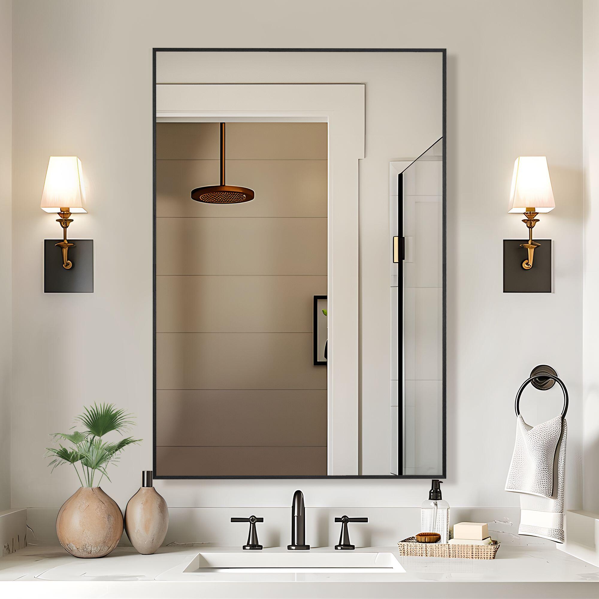 Dovelina Feronia Rectangle Wall Mirror, , rollover