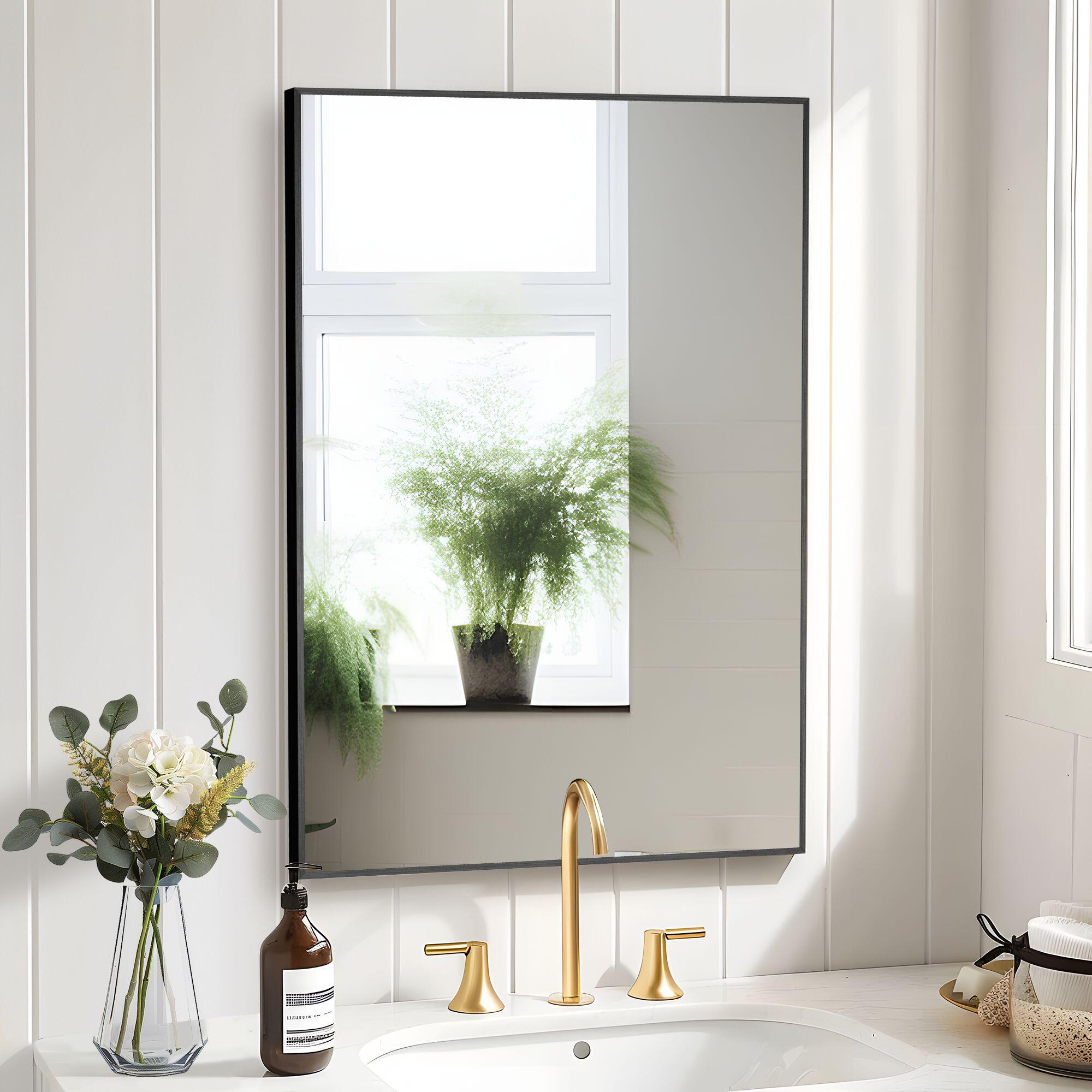Dovelina Feronia Rectangle Wall Mirror, , large