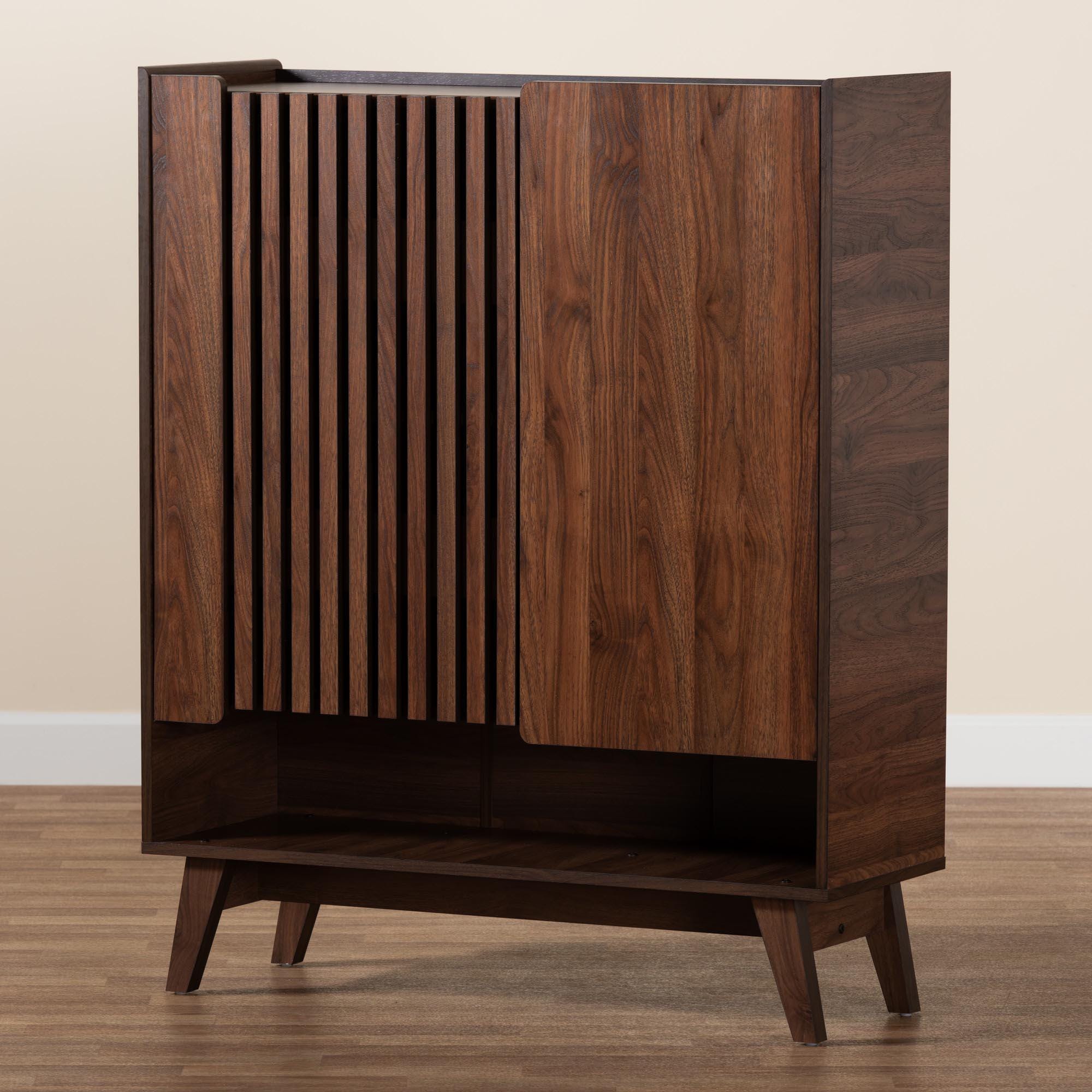 Baxton Studio Paricia 2-Door Shoe Cabinet, , large