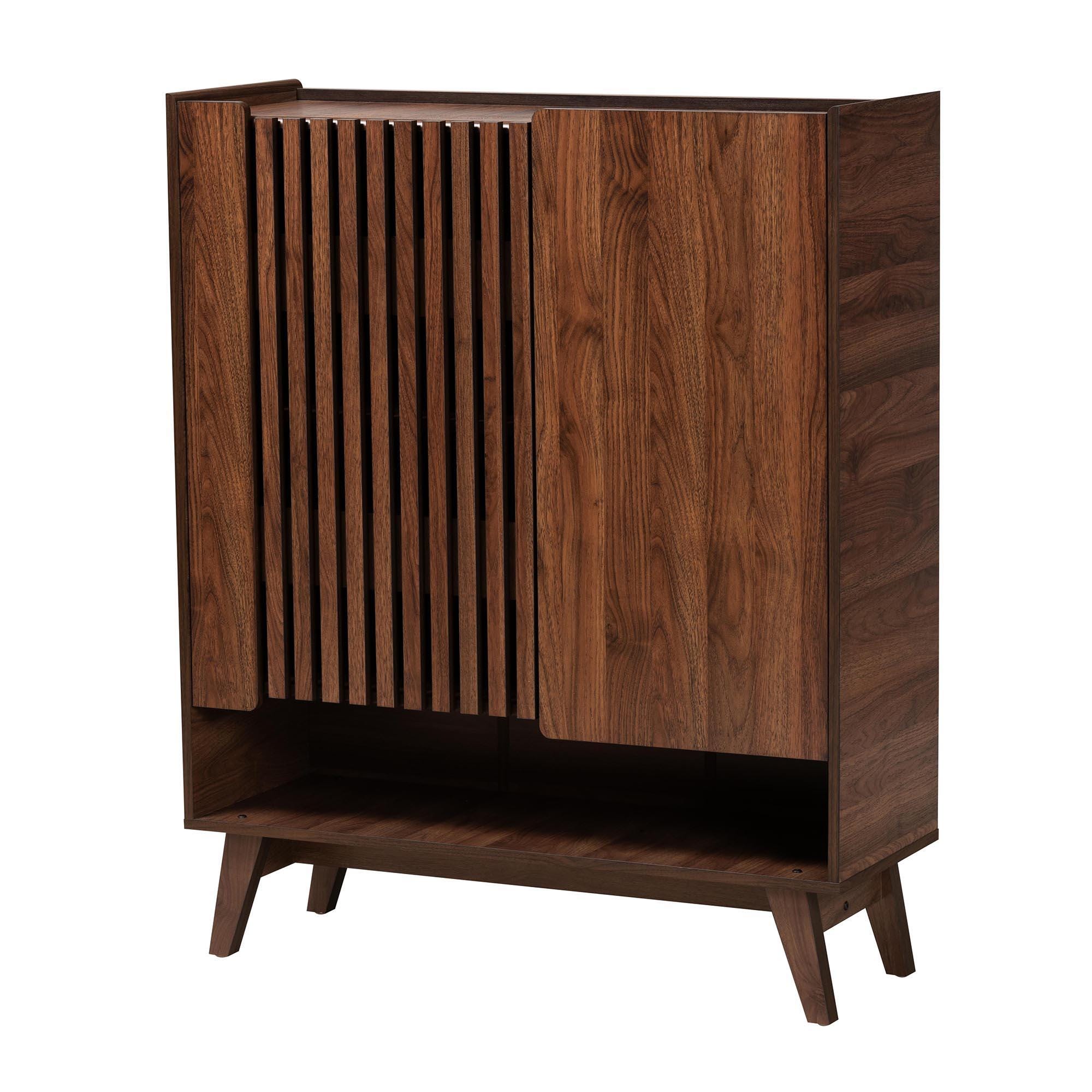 Baxton Studio Paricia 2-Door Shoe Cabinet, , large