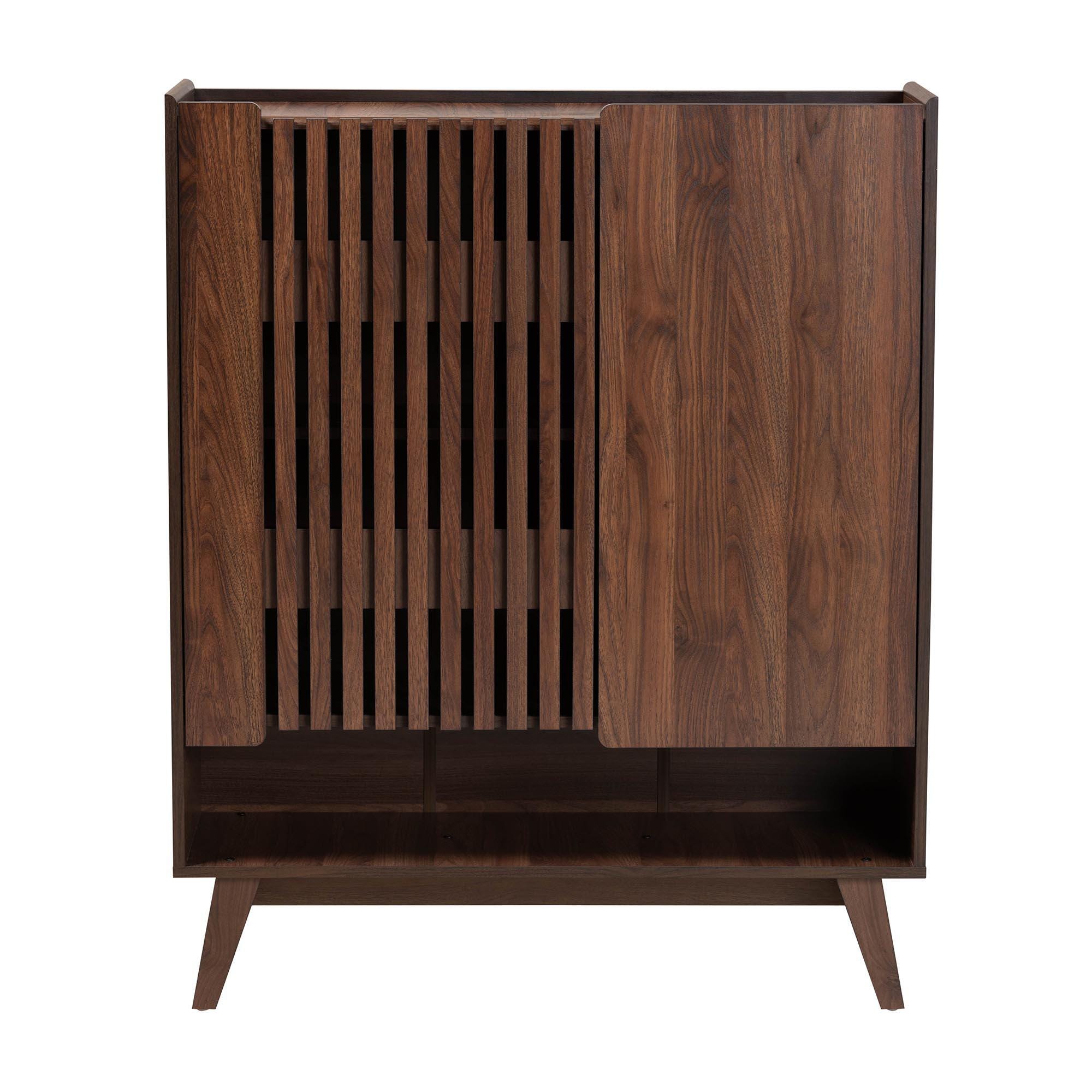 Baxton Studio Paricia 2-Door Shoe Cabinet, , large