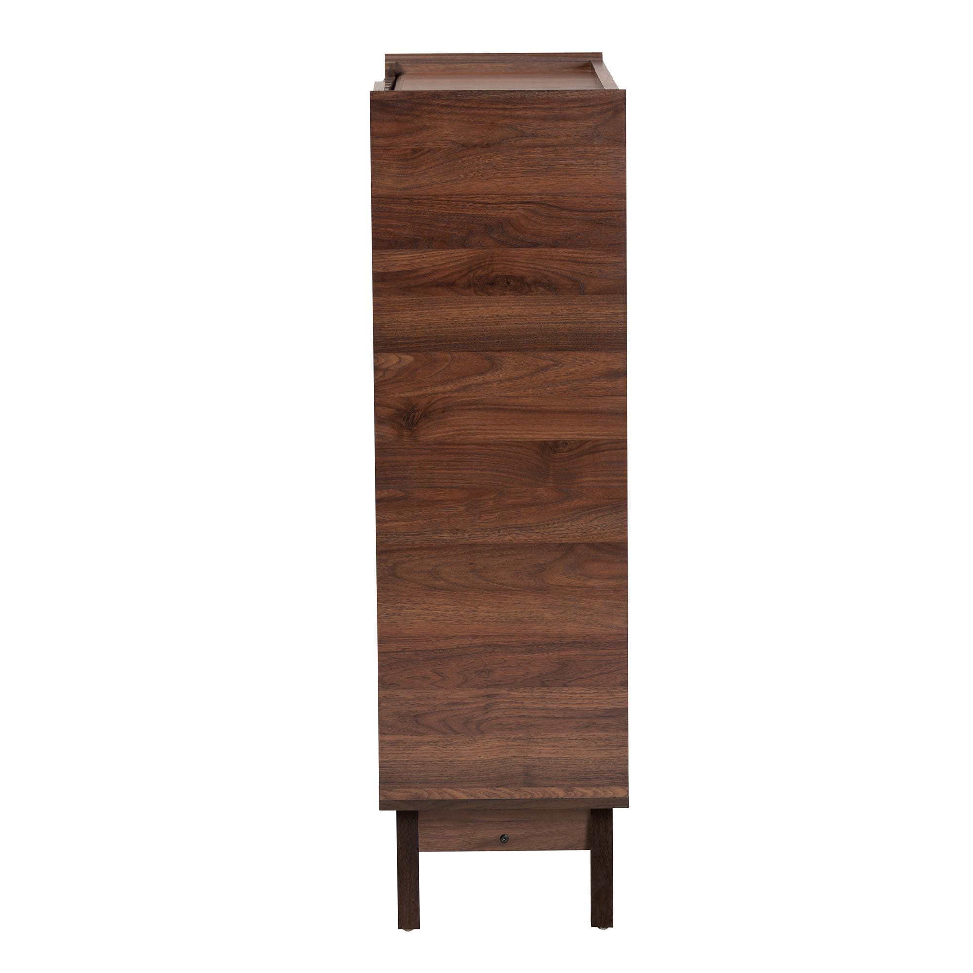 Baxton Studio Paricia 2-Door Shoe Cabinet, , large