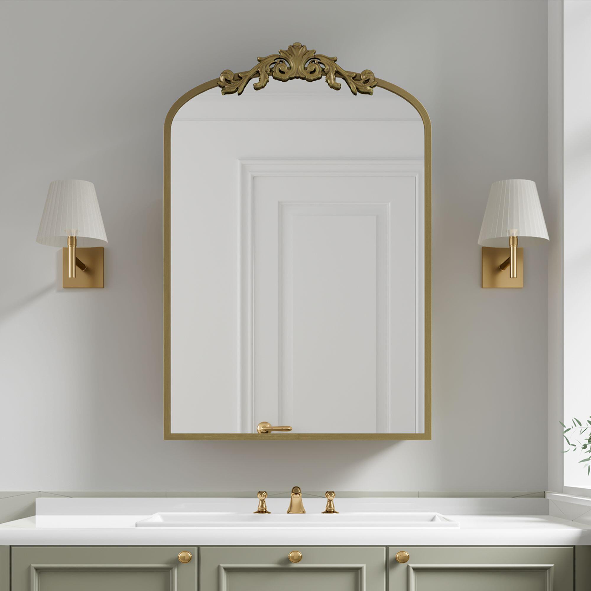 Dovelina Luminare Decorative Arch Medicine Cabinet with Mirror, , large
