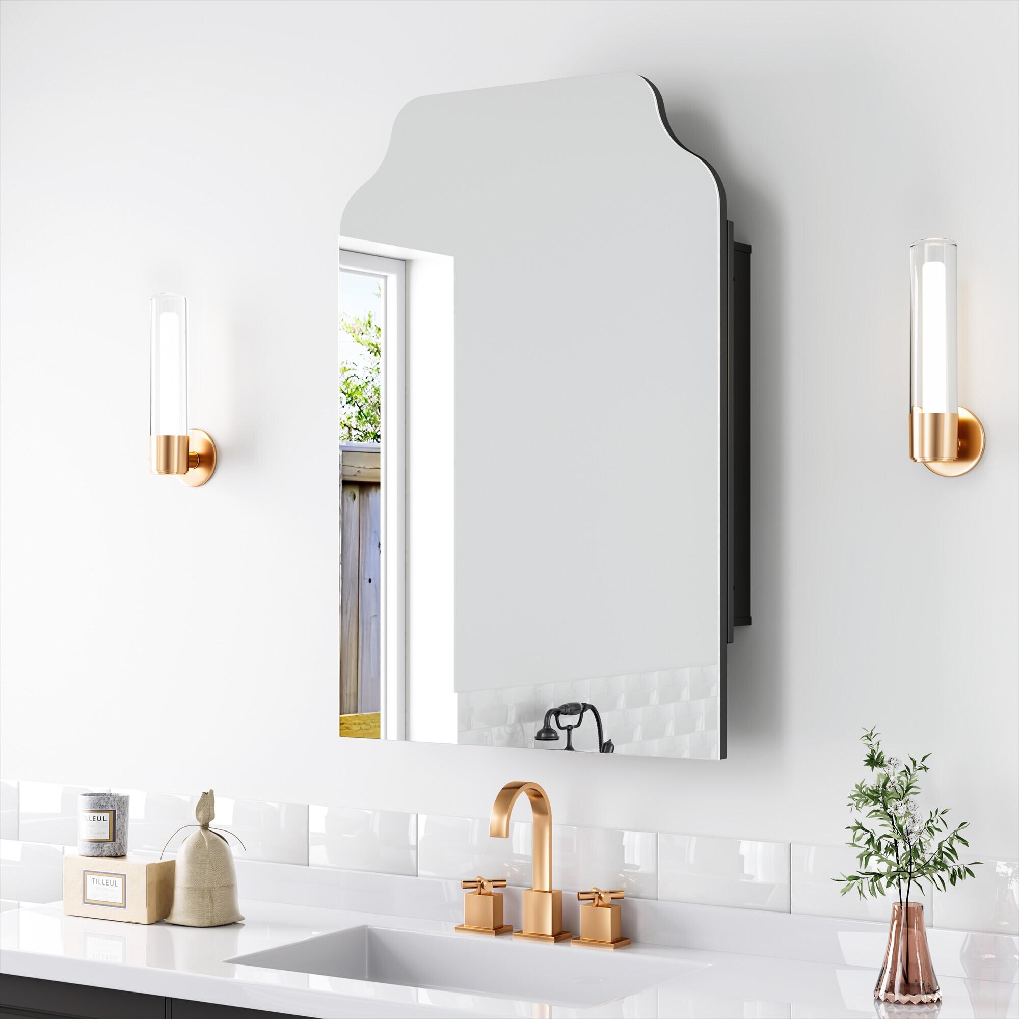 Dovelina Luminare Novelty Medicine Cabinet with Mirror, , rollover