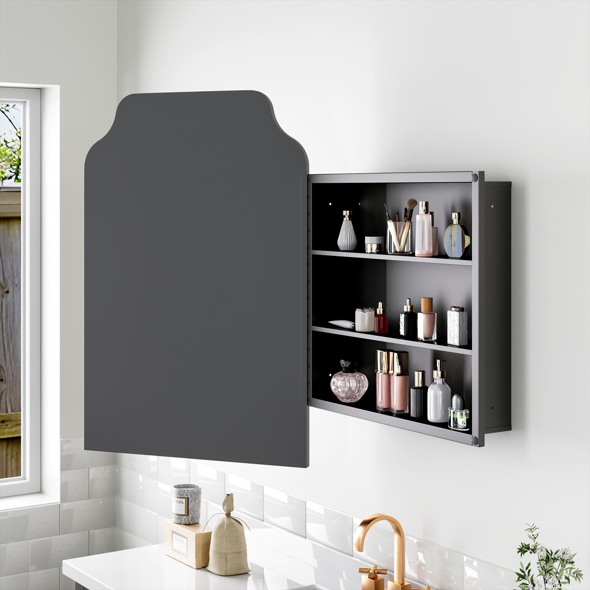 Dovelina Luminare Novelty Medicine Cabinet with Mirror, , large