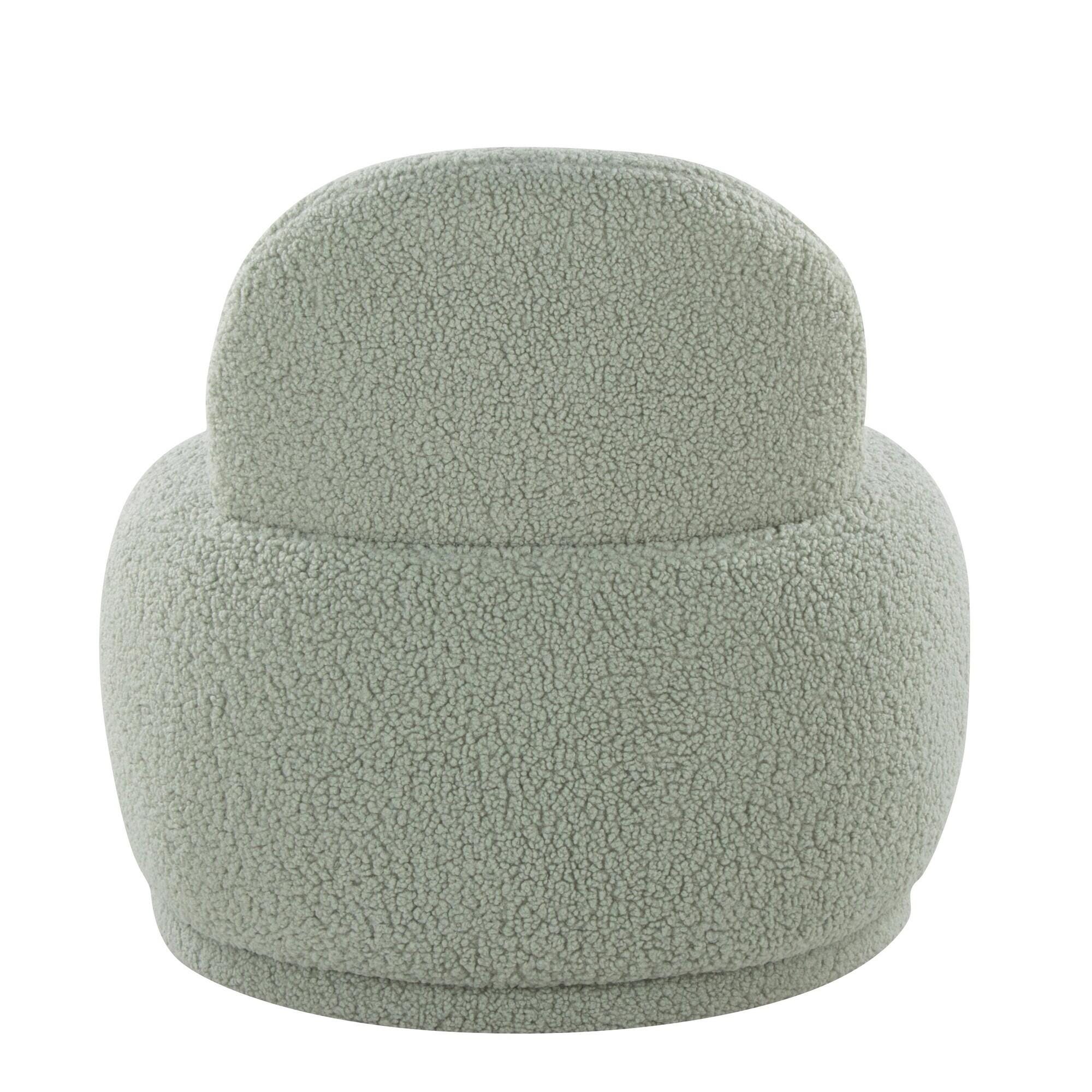 LumiSource Kimi Accent Chair, Green, large