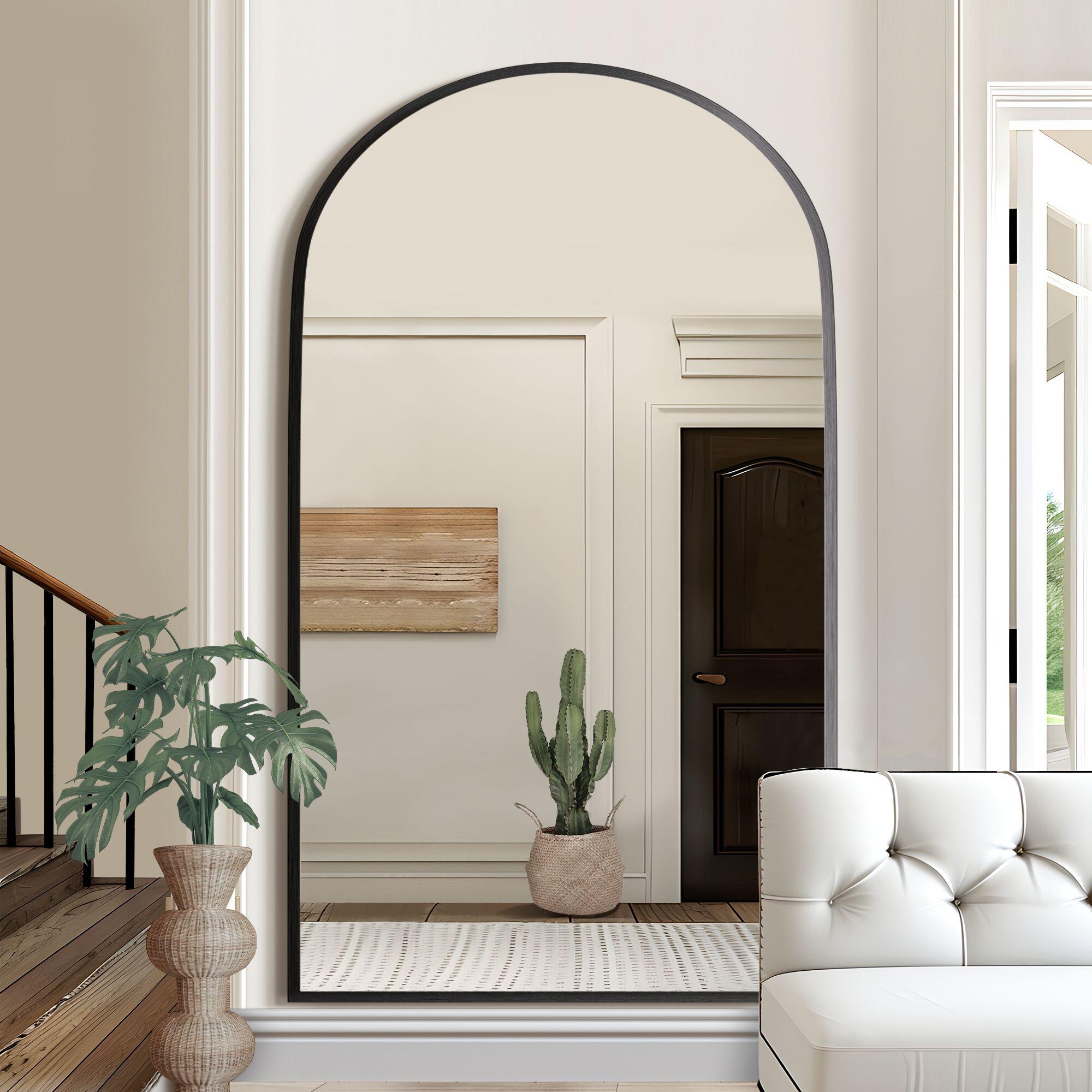 Dovelina Feronia Frame Arch Floor Mirror, , large