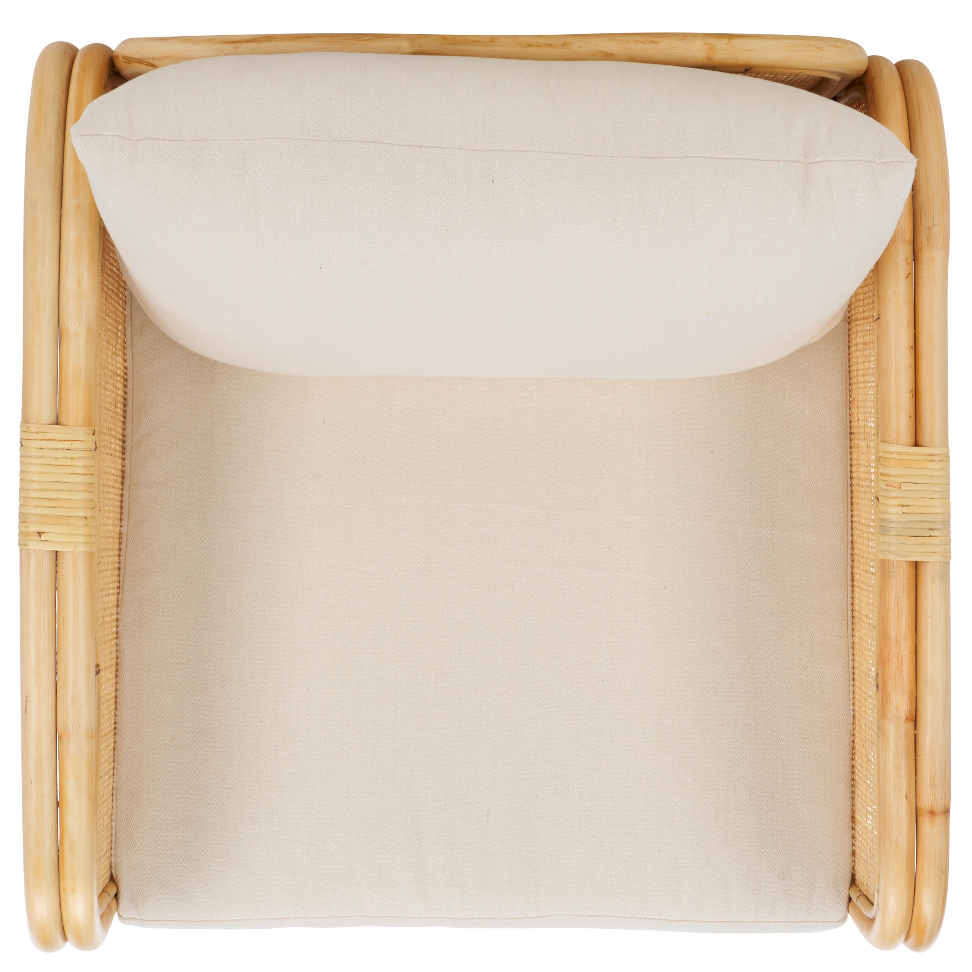 Safavieh Alybeth Accent Chair, White/Natural, large