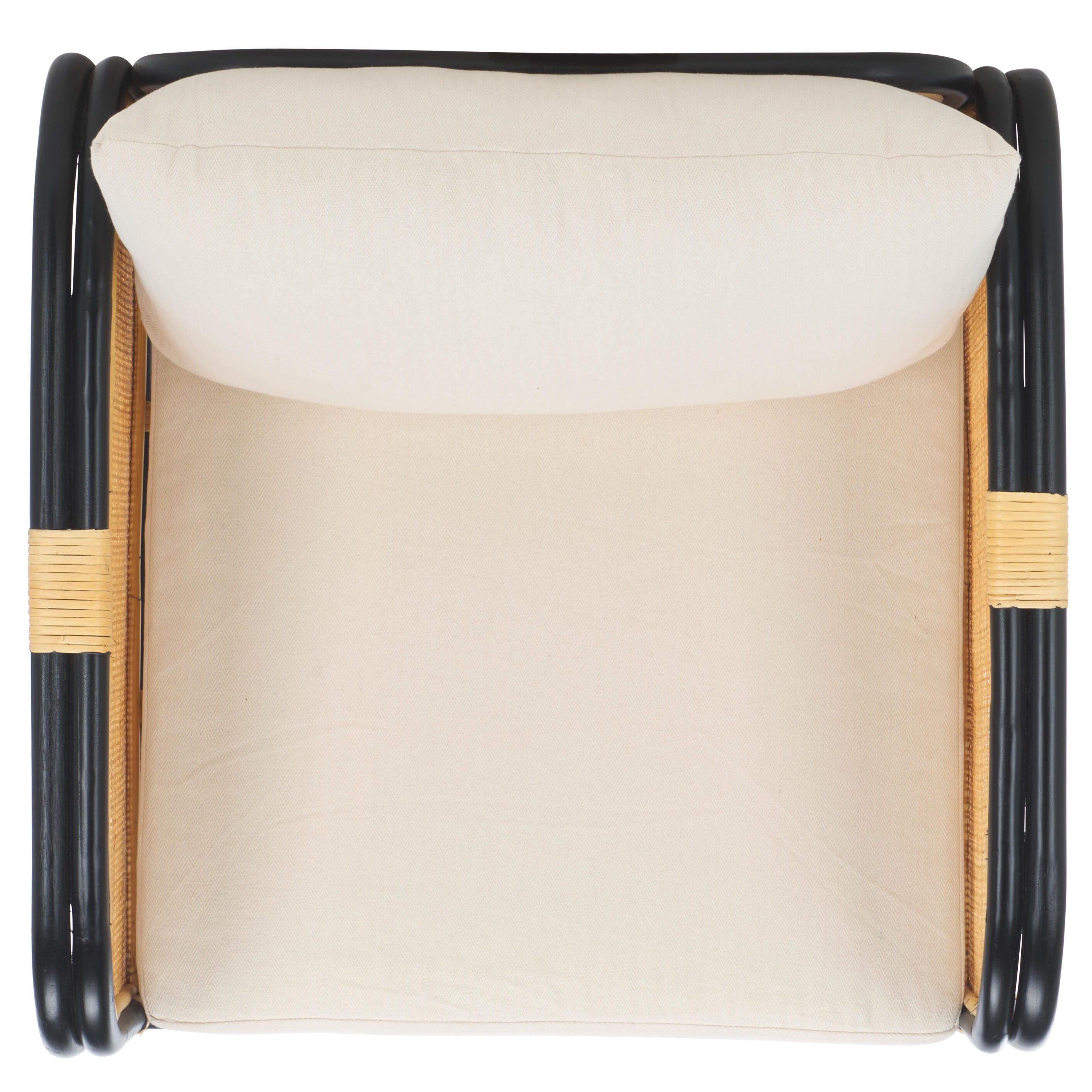 Safavieh Alybeth Accent Chair, White/Black, large