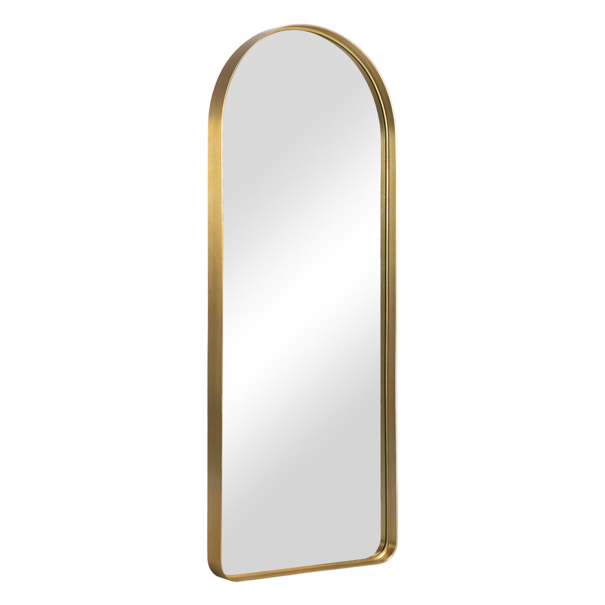 Dovelina Dulcea Arched Deep Frame Wall Mirror, , large