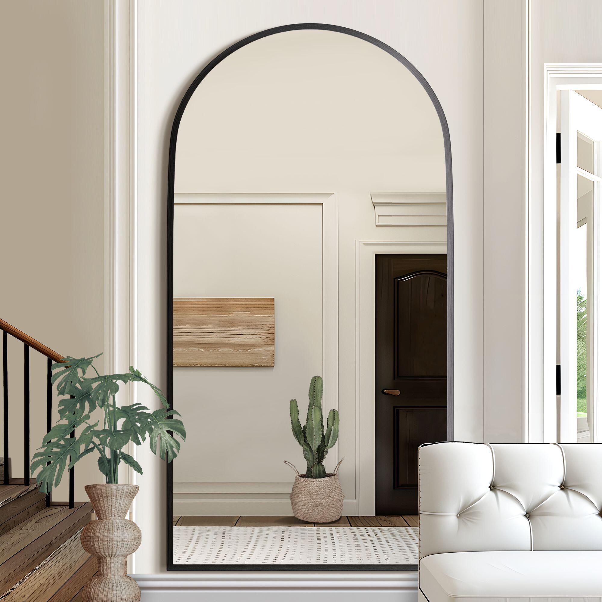 Dovelina Dulcea Arched Floor Mirror, , large