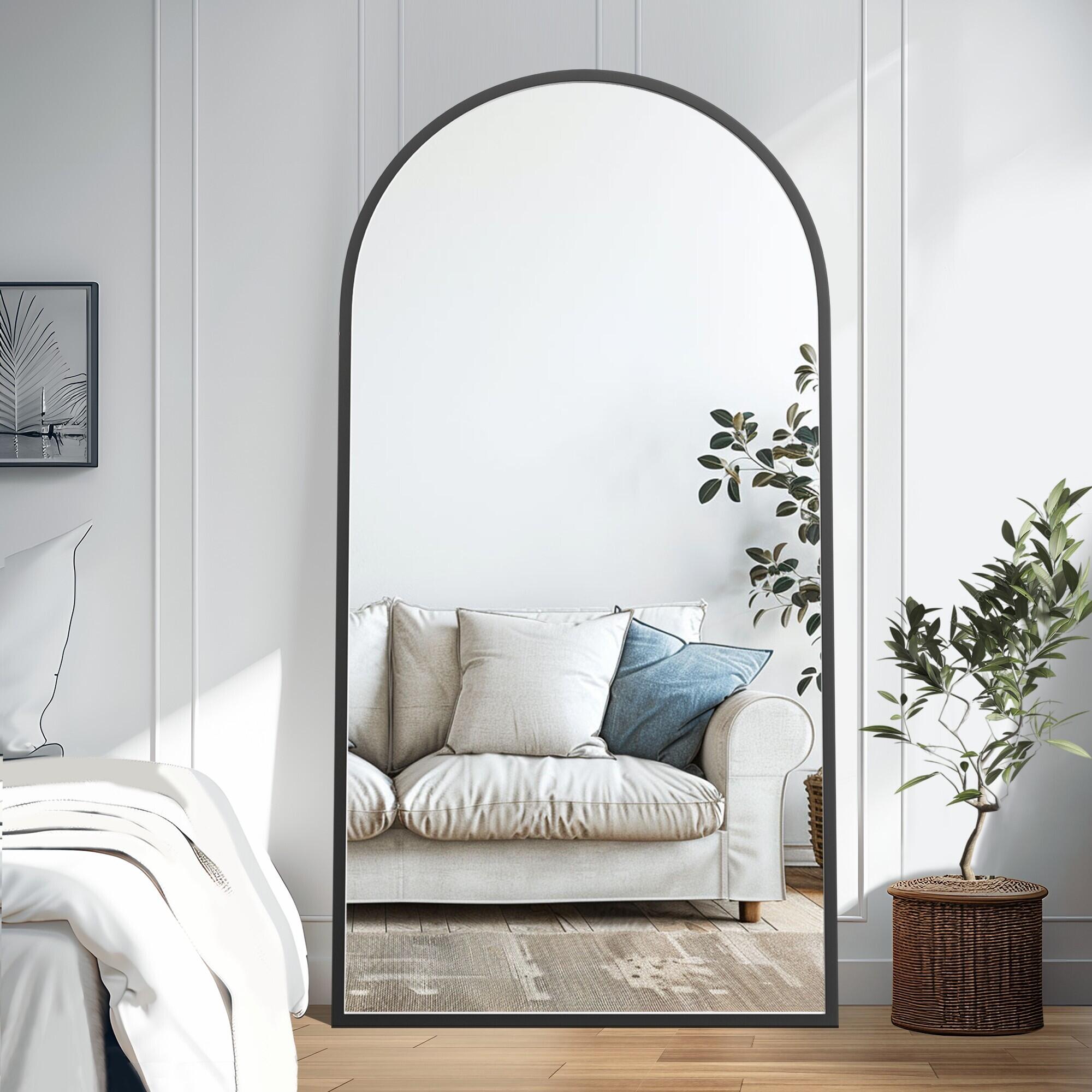 Dovelina Dulcea Arched Wall Mirror, , large