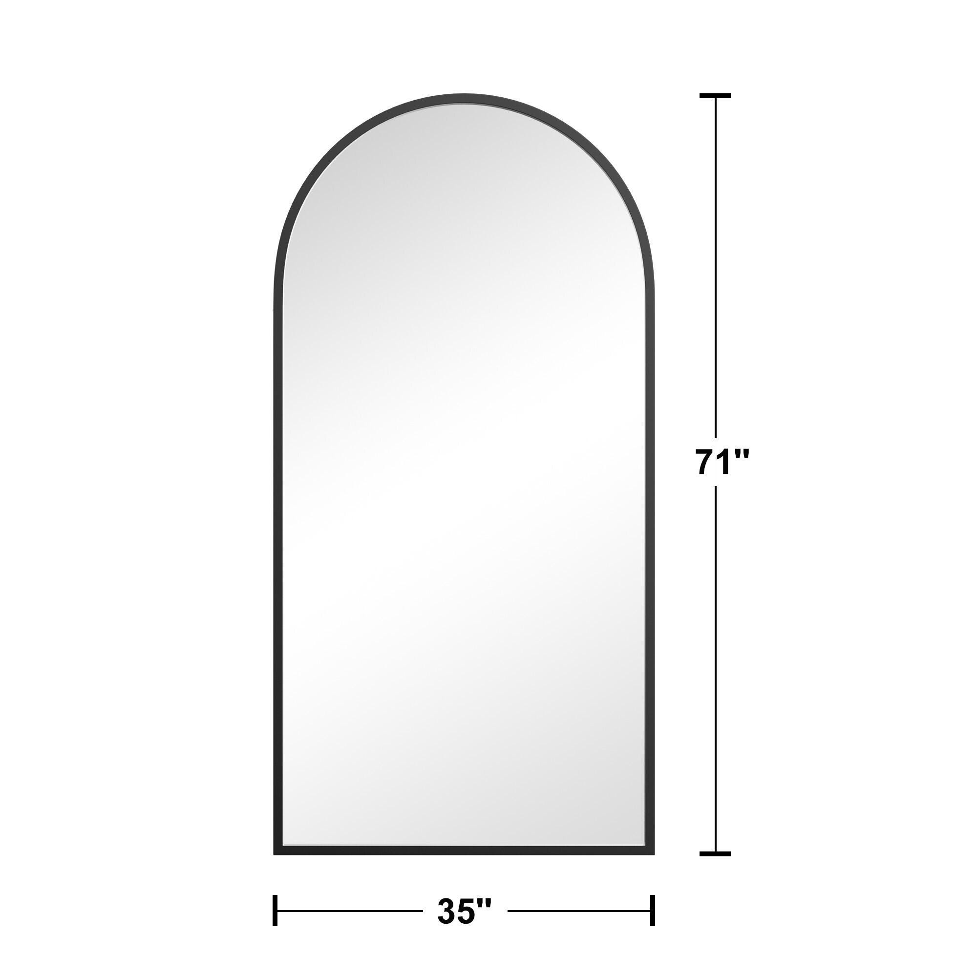 Dovelina Dulcea Arched Wall Mirror, , large