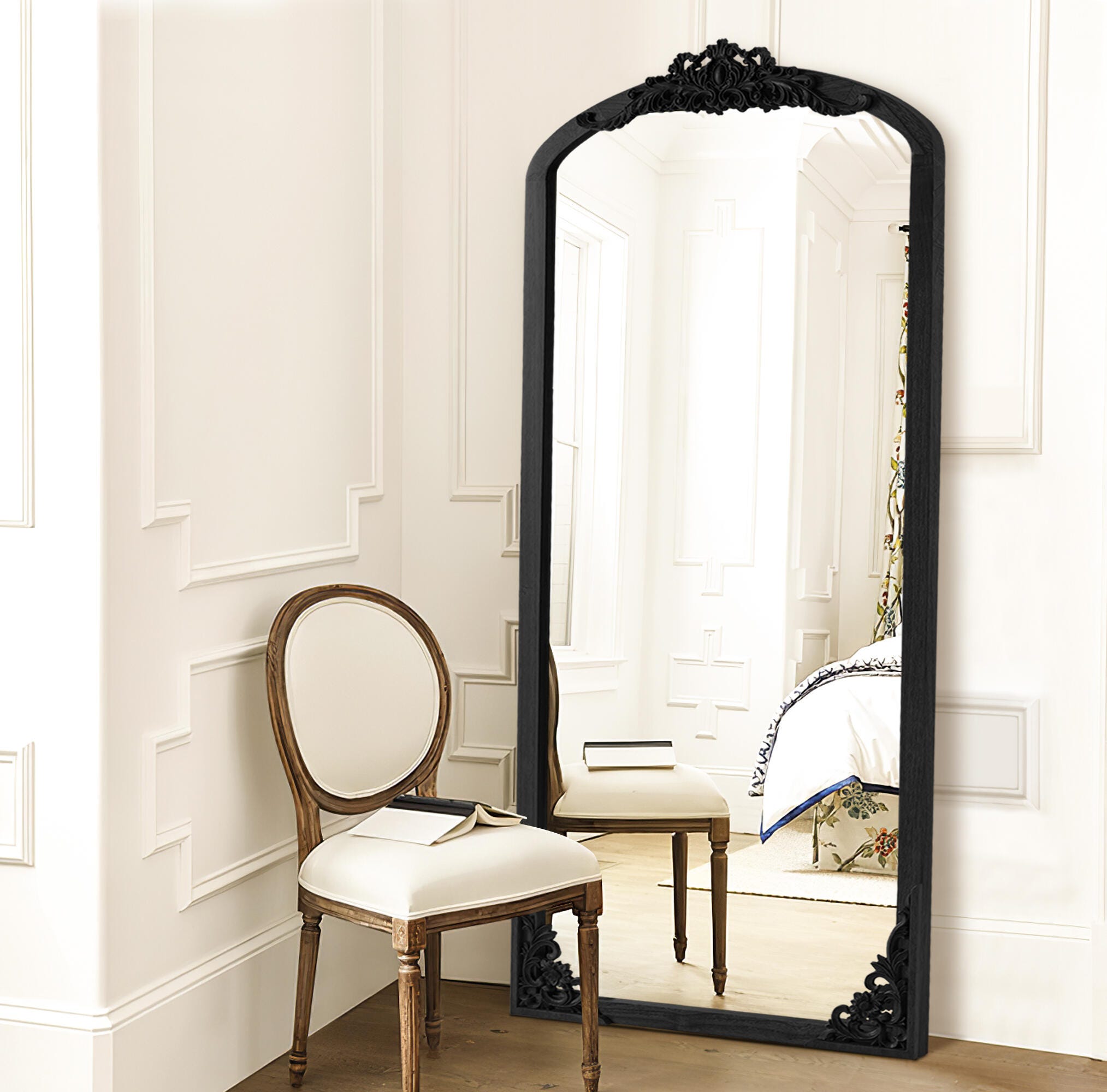 Dovelina Dulcea Carved Mirror, , large