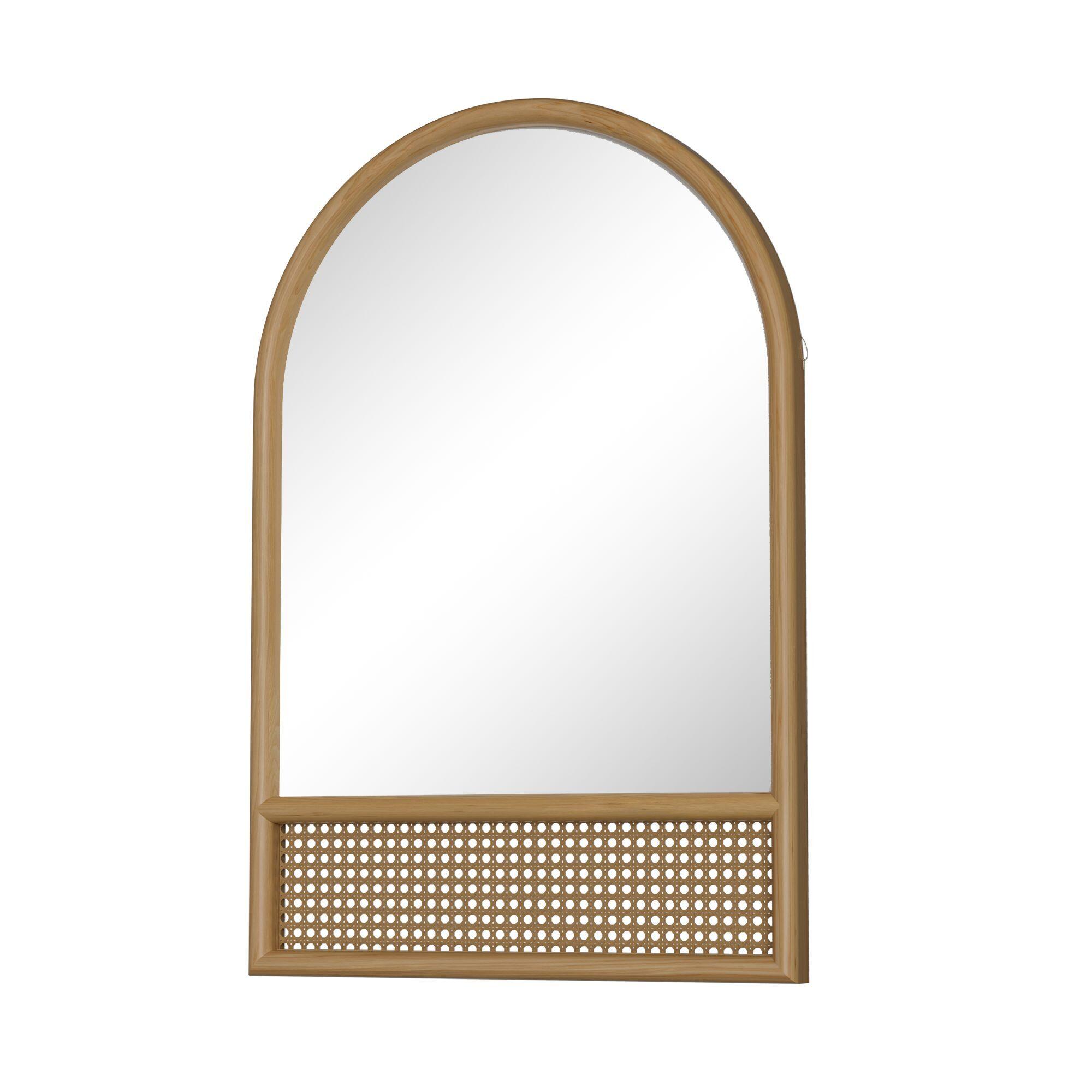 Dovelina Dulcea Classic Arch Frame Wall Mirror, , large