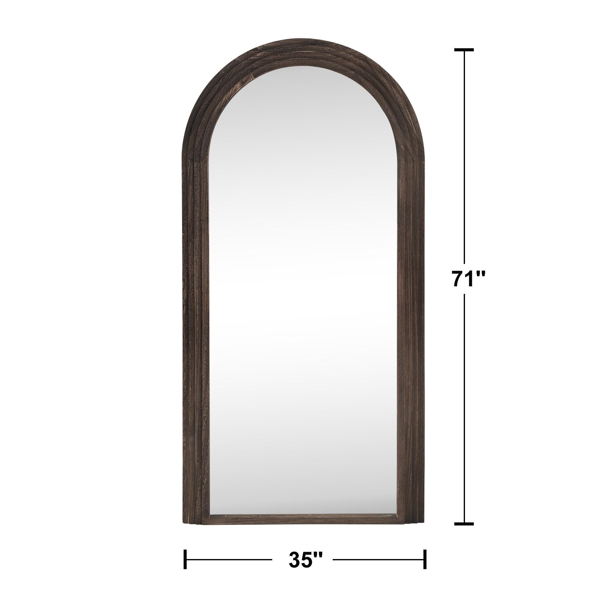 Dovelina Dulcea Classic Mirror, Charcoal, large