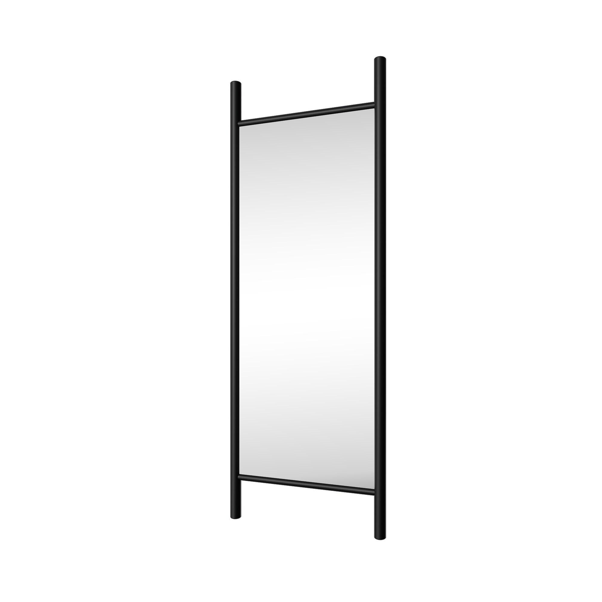Dovelina Dulcea Ladder-Style Framed Mirror, Black, large